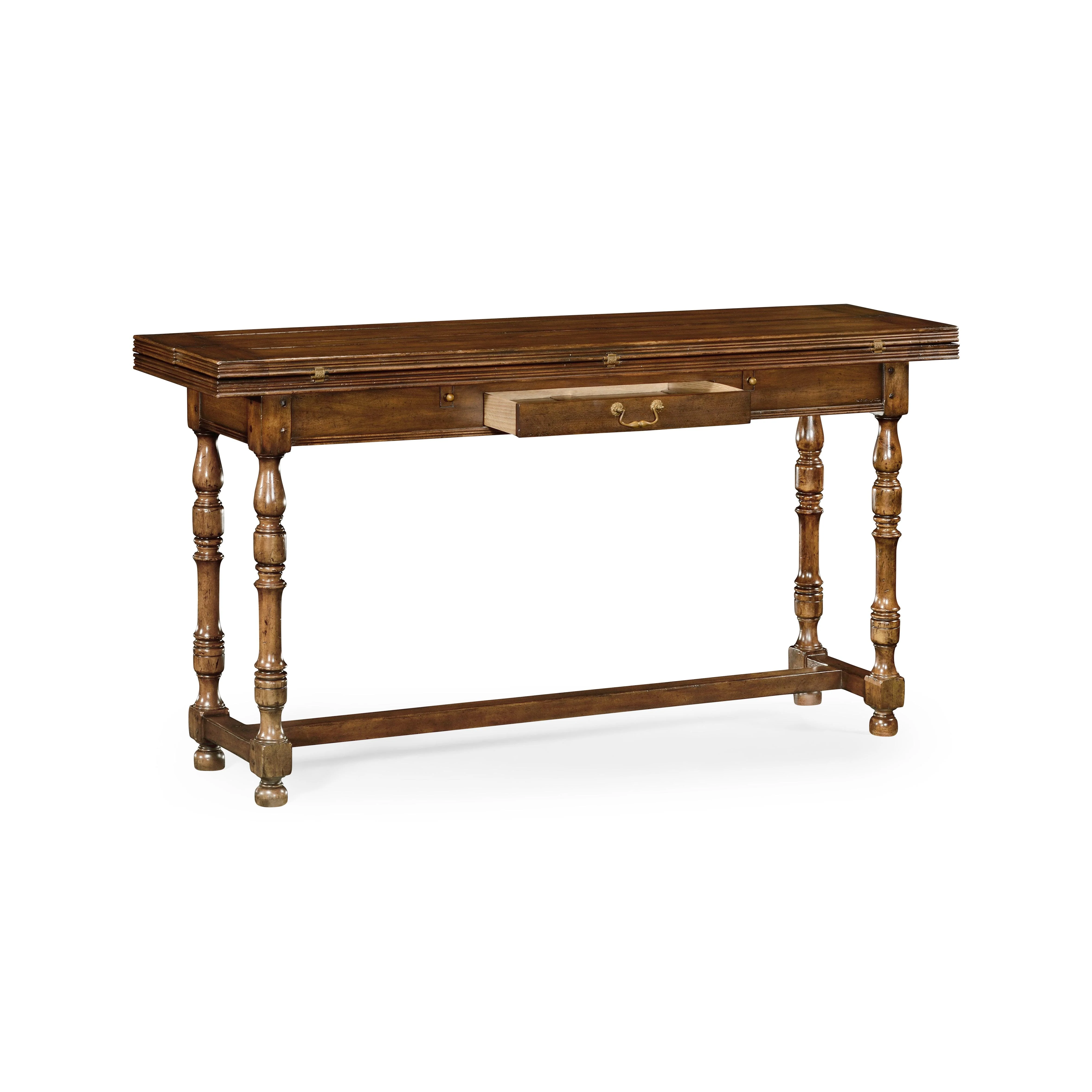 Casual Accents Small Walnut Hunt Table - Frankwebs