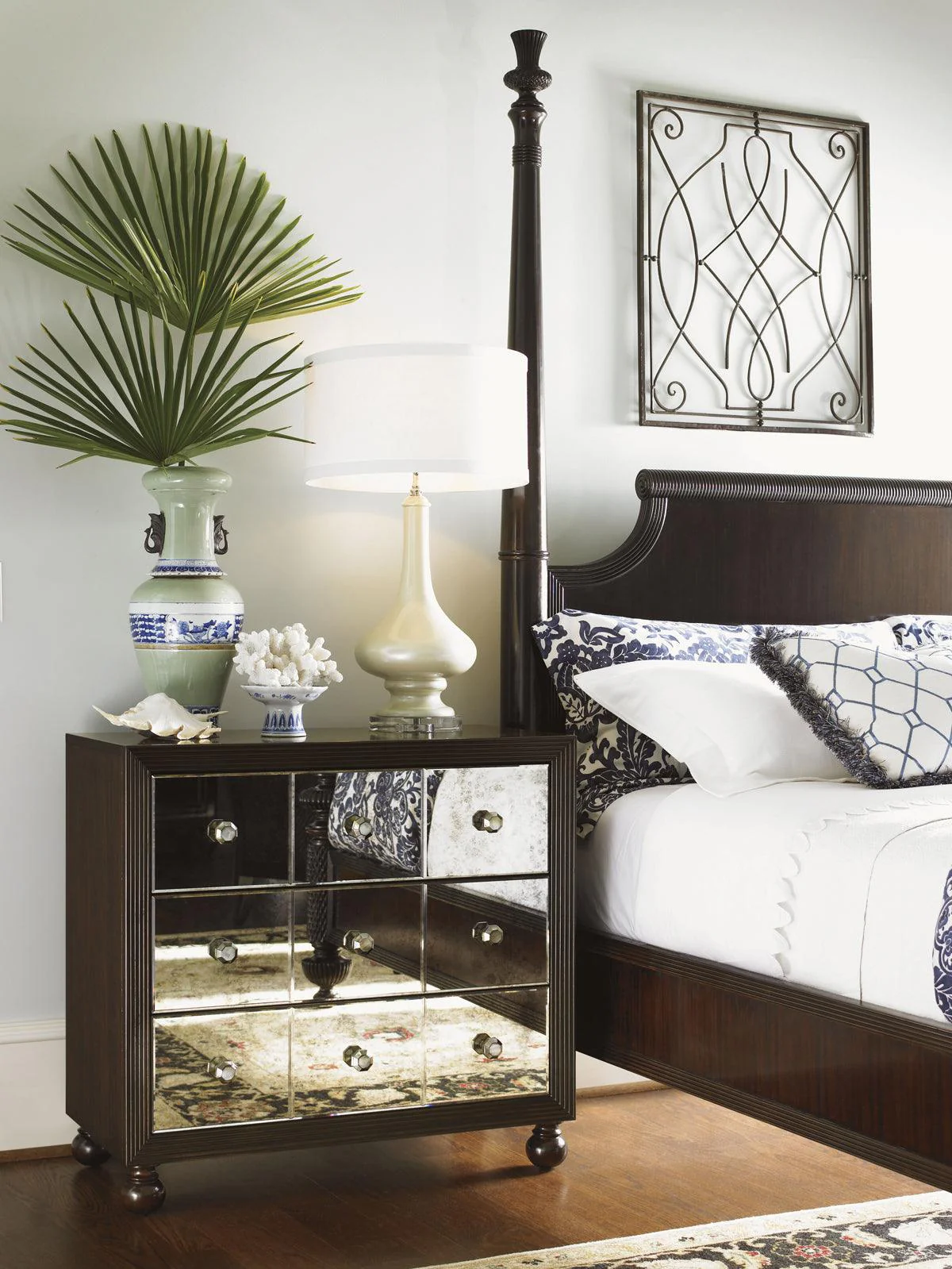 Royal Kahala Starlight Mirrored Nightstand - Frankwebs