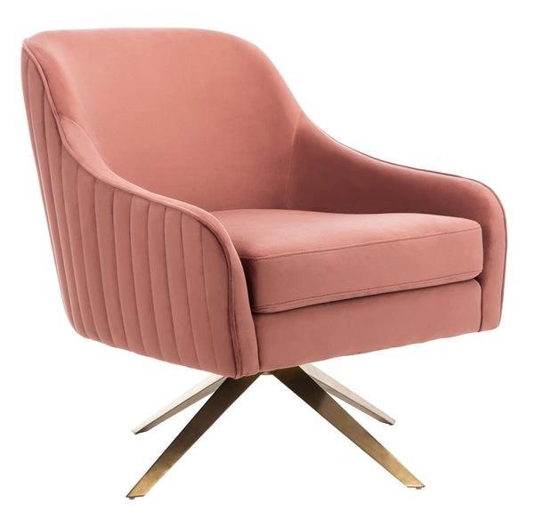 LEYLA SWIVEL VELVET CHAIR - Frankwebs