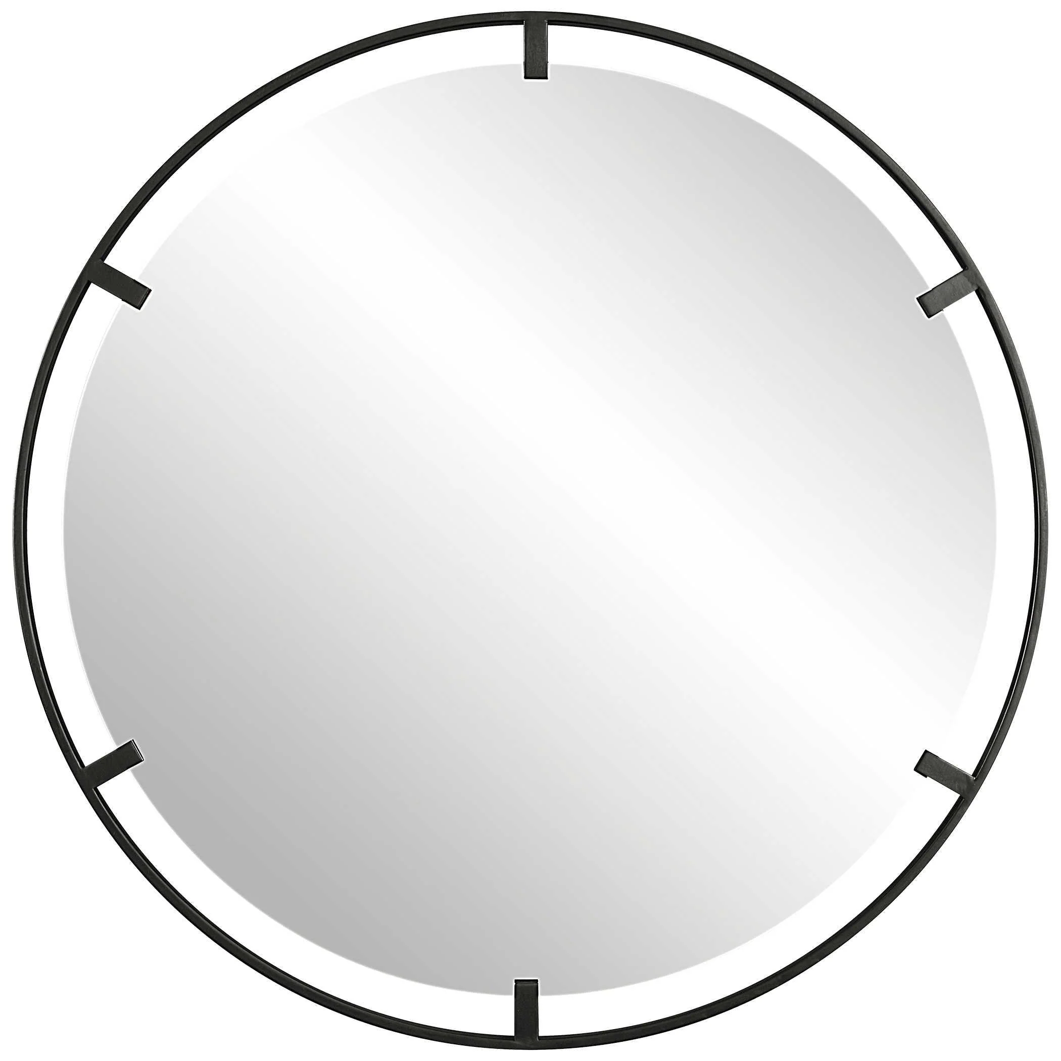 CASHEL ROUND IRON MIRROR - Frankwebs