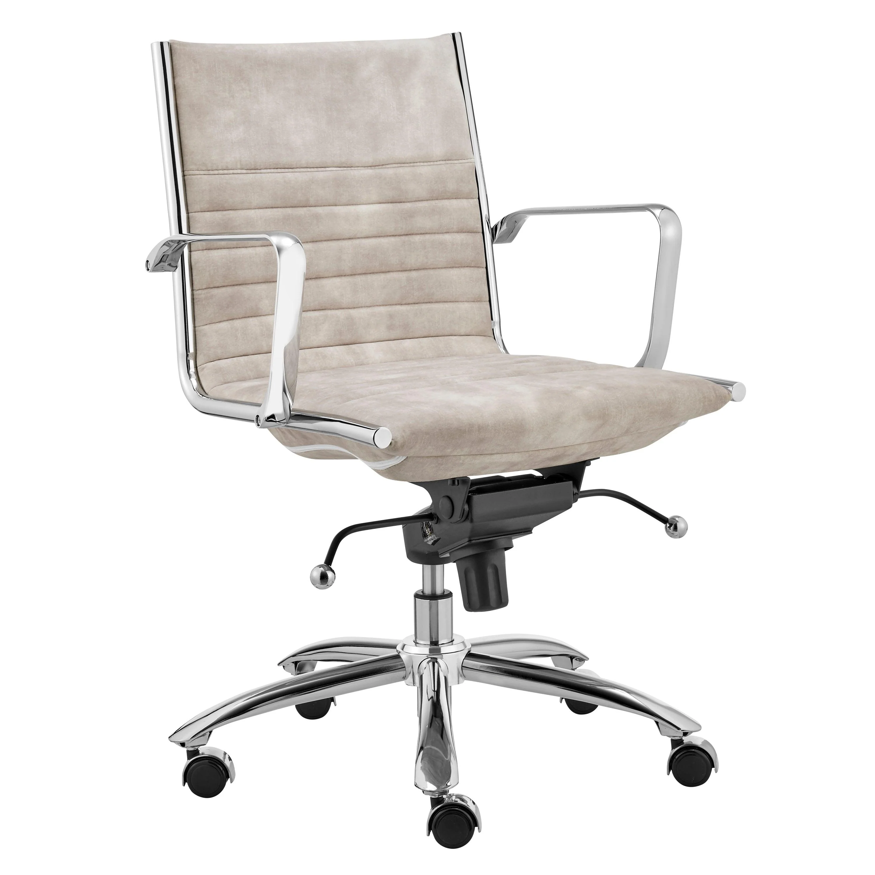 Dirk Low Back Office Chair  Velvet - Frankwebs