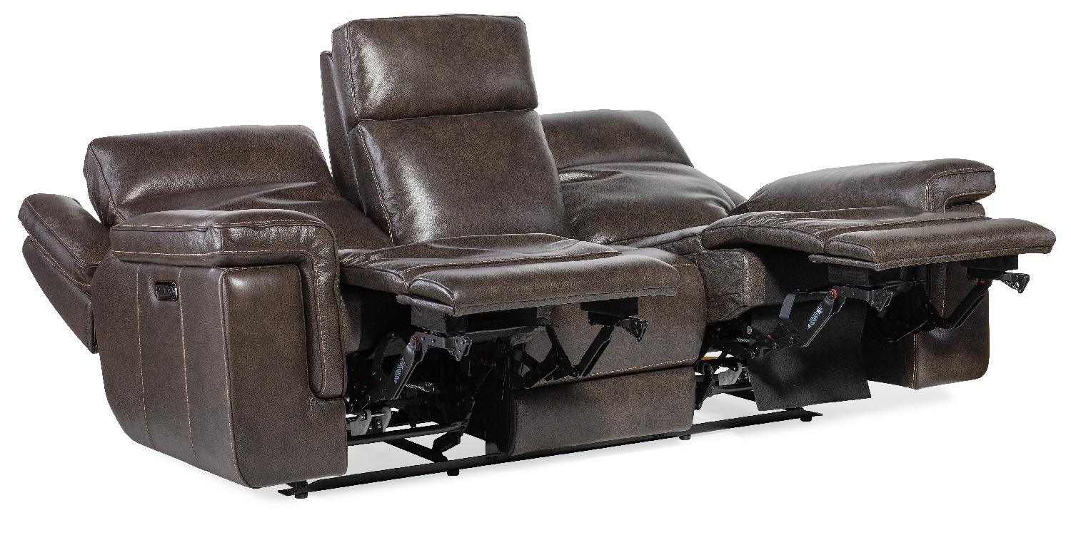 Montel Lay Flat Power Sofa with Power Headrest & Lumbar - Frankwebs
