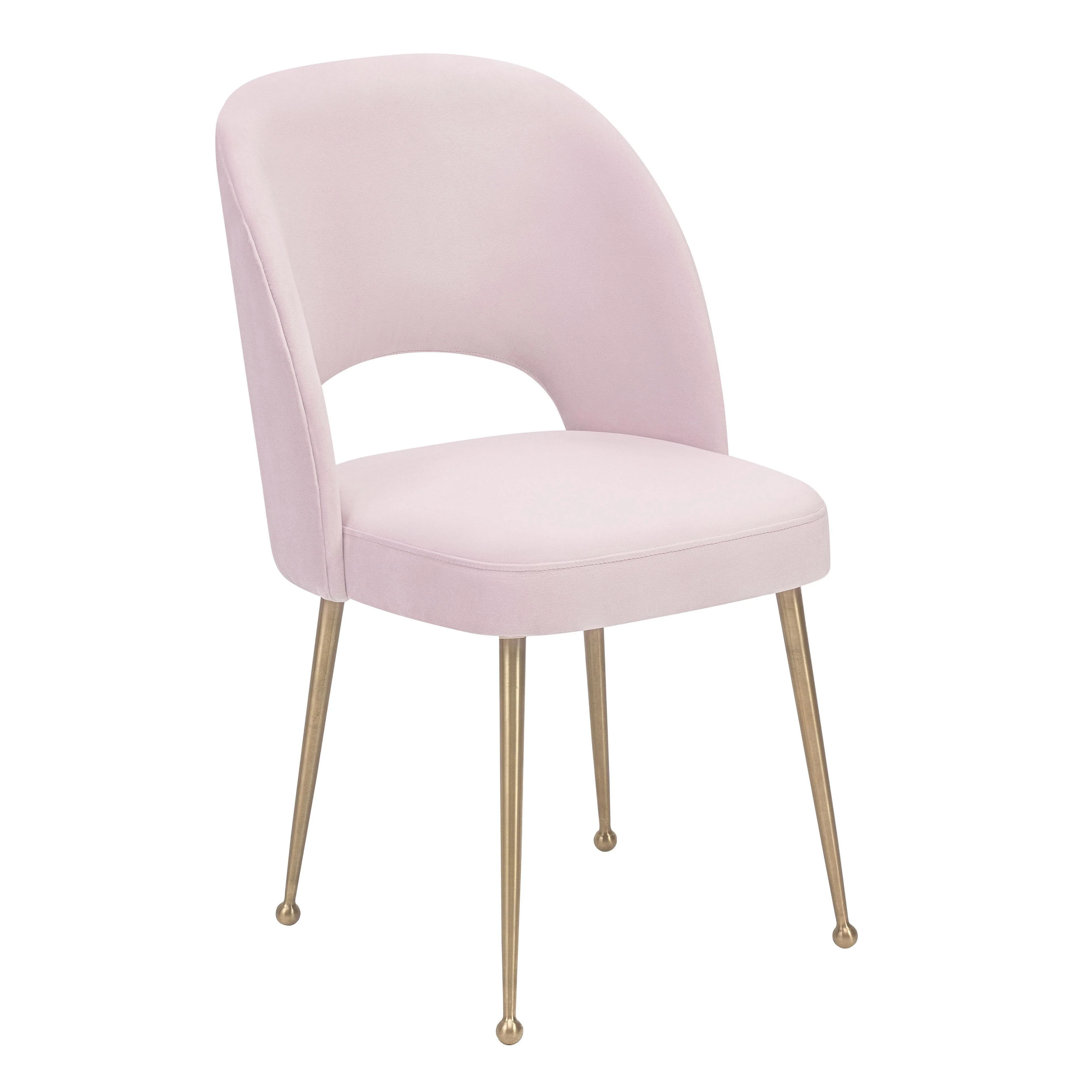 Swell Blush Velvet Chair - Frankwebs