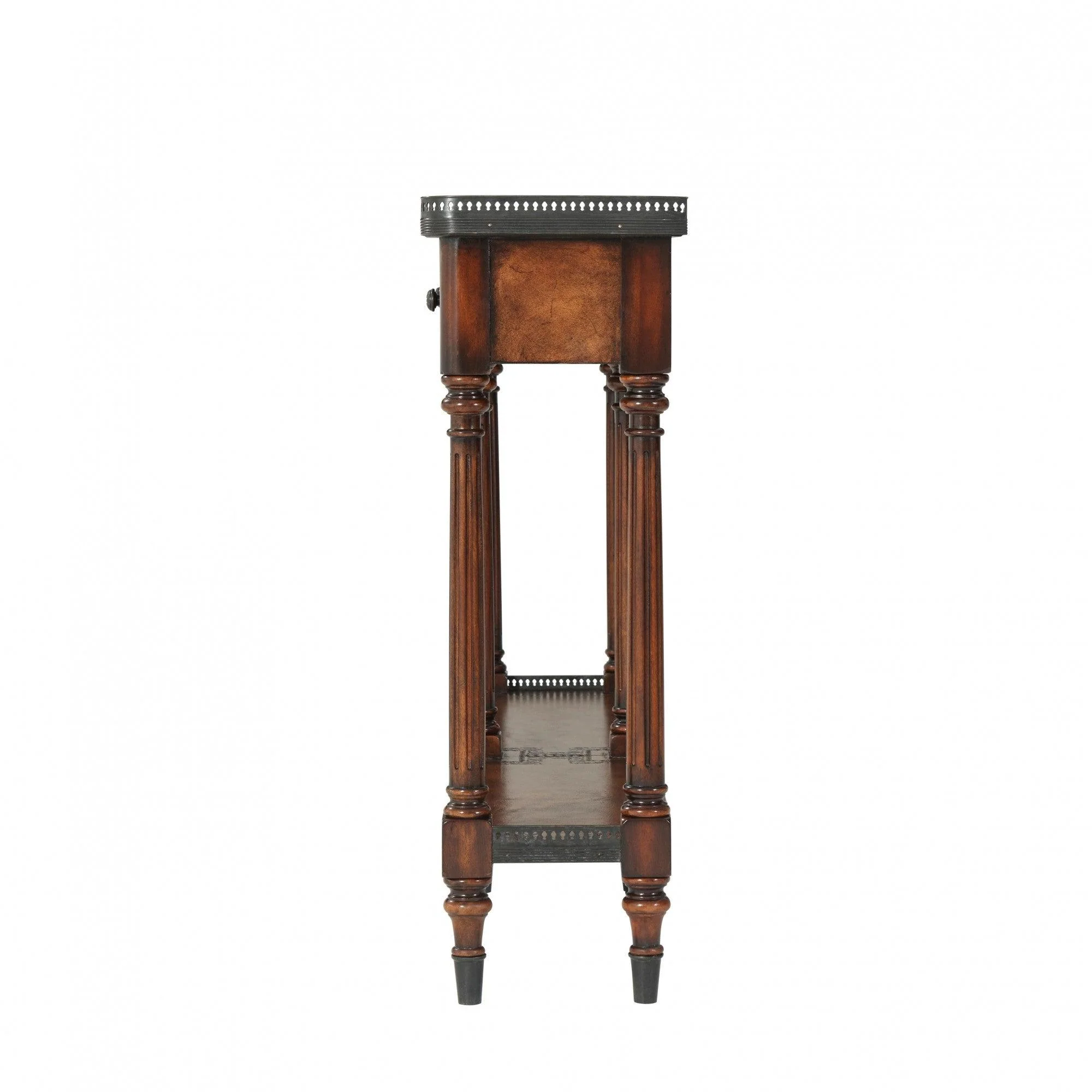 The Louis XVI Leather Console Table - Frankwebs