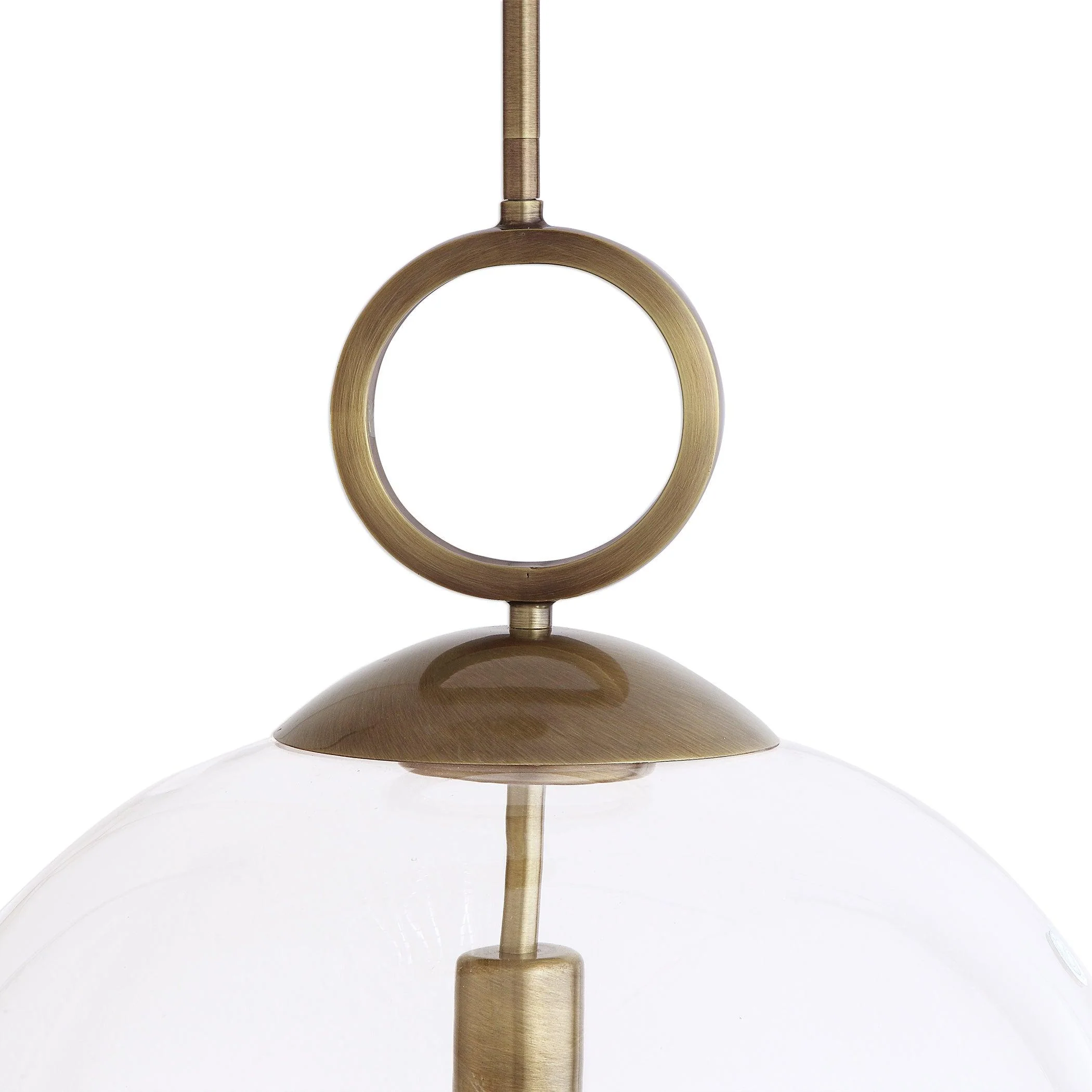 CALIX LARGE BLOWN GLASS 1 LIGHT PENDANT - Frankwebs