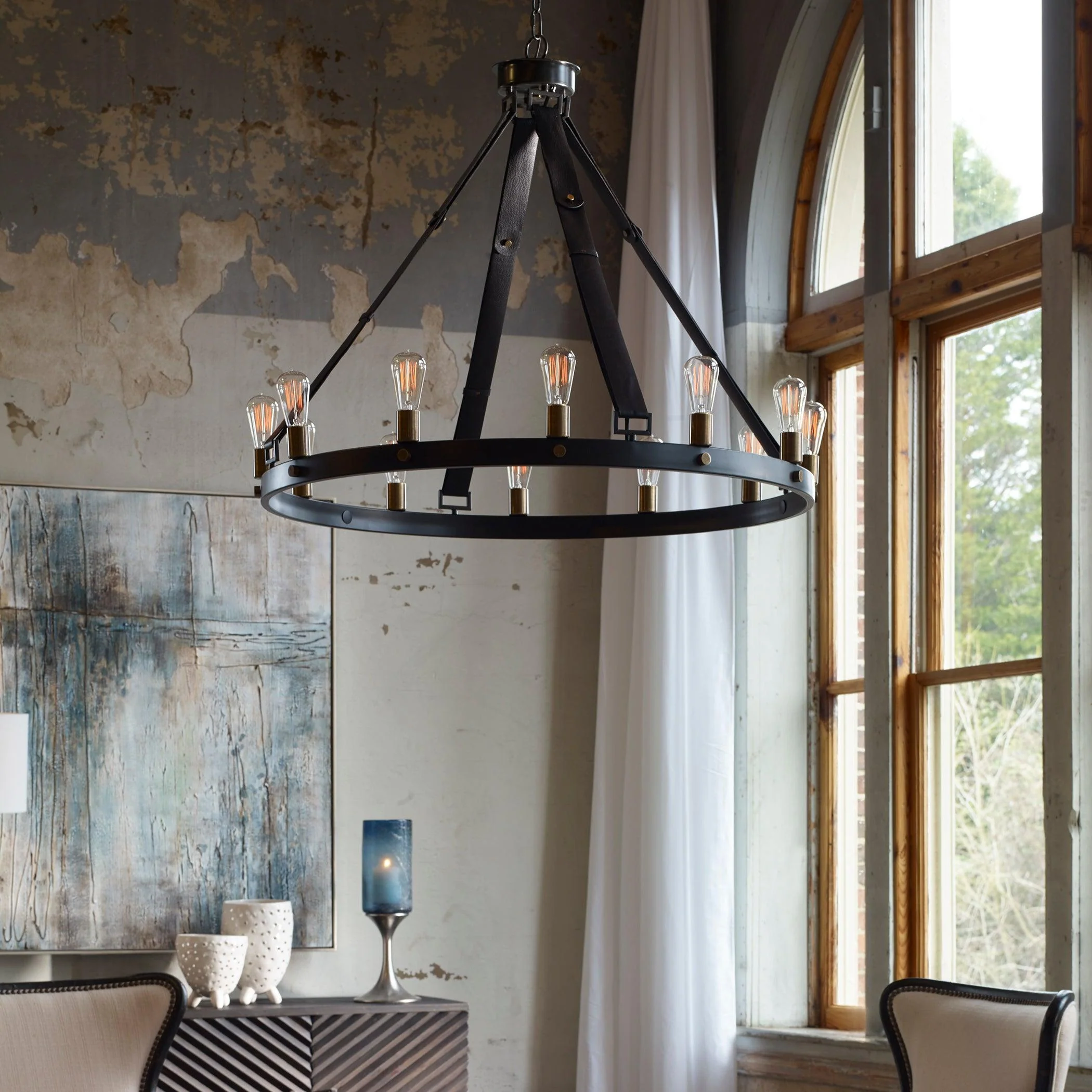 MARLOW 12 LIGHT CIRCLE CHANDELIER - Frankwebs