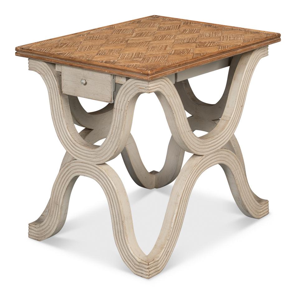 Wavy Side Table - Stone Grey - Frankwebs