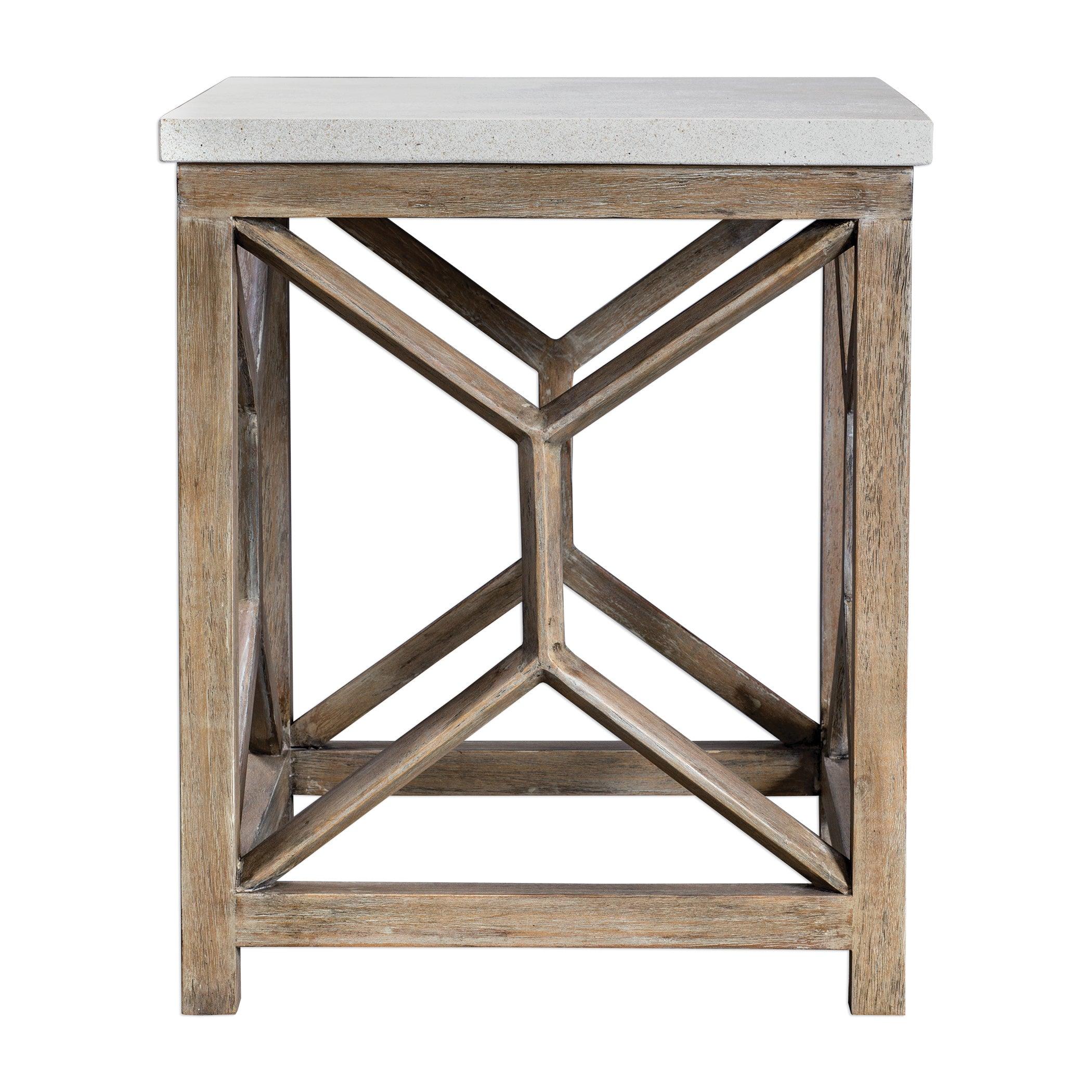Catali Stone End Table - Frankwebs
