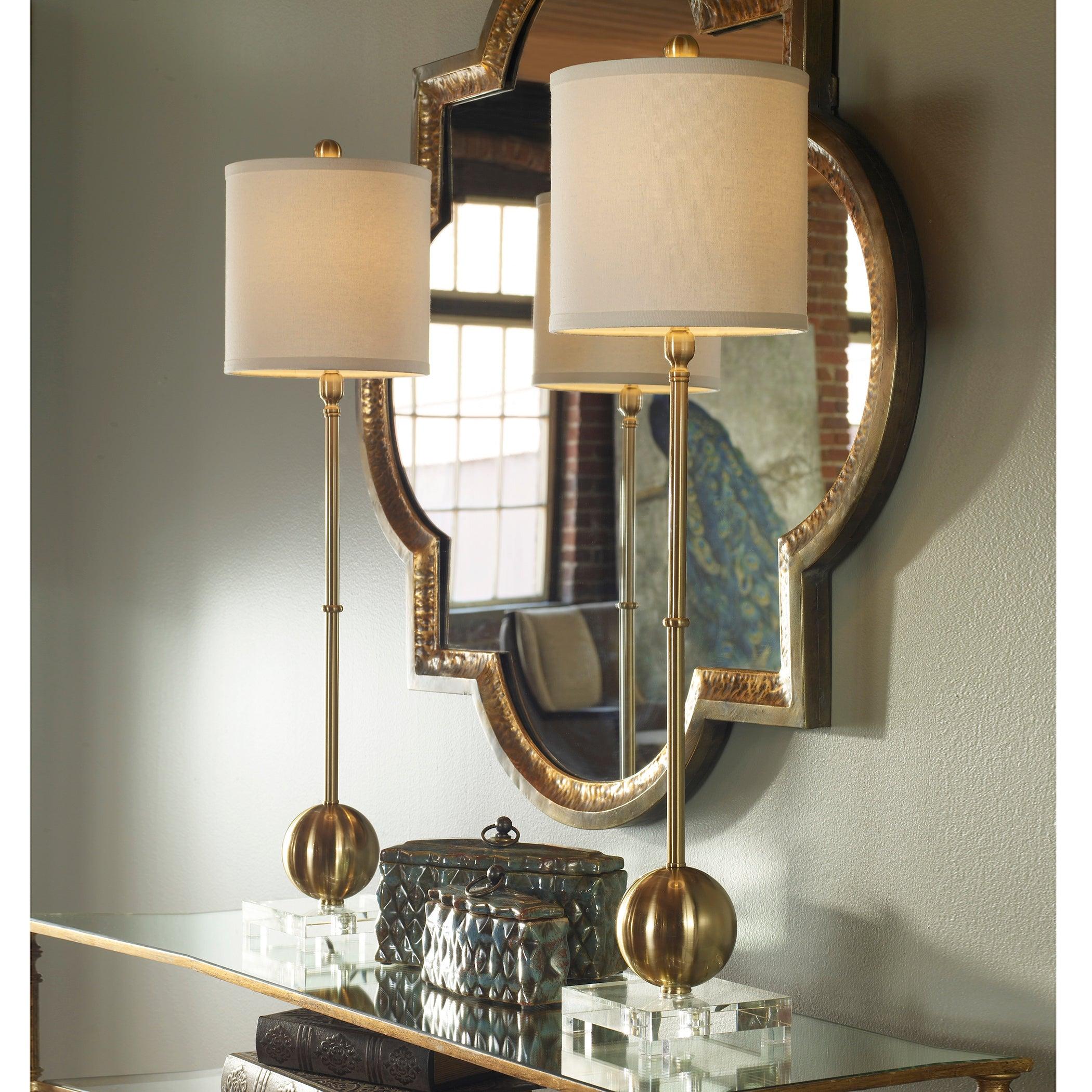 Laton Brass Buffet Lamp - Frankwebs