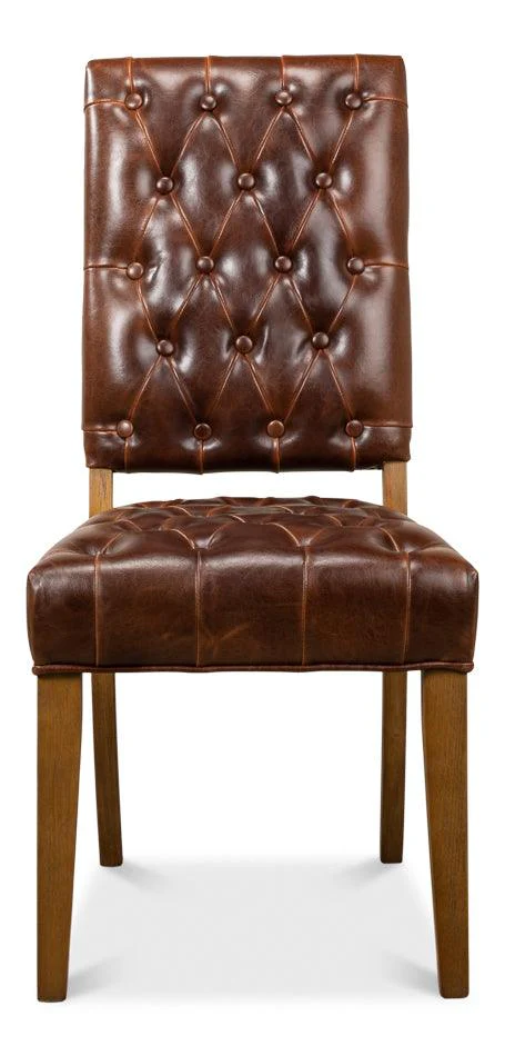 Brady Leather Side Chair - Set of 2 - Frankwebs