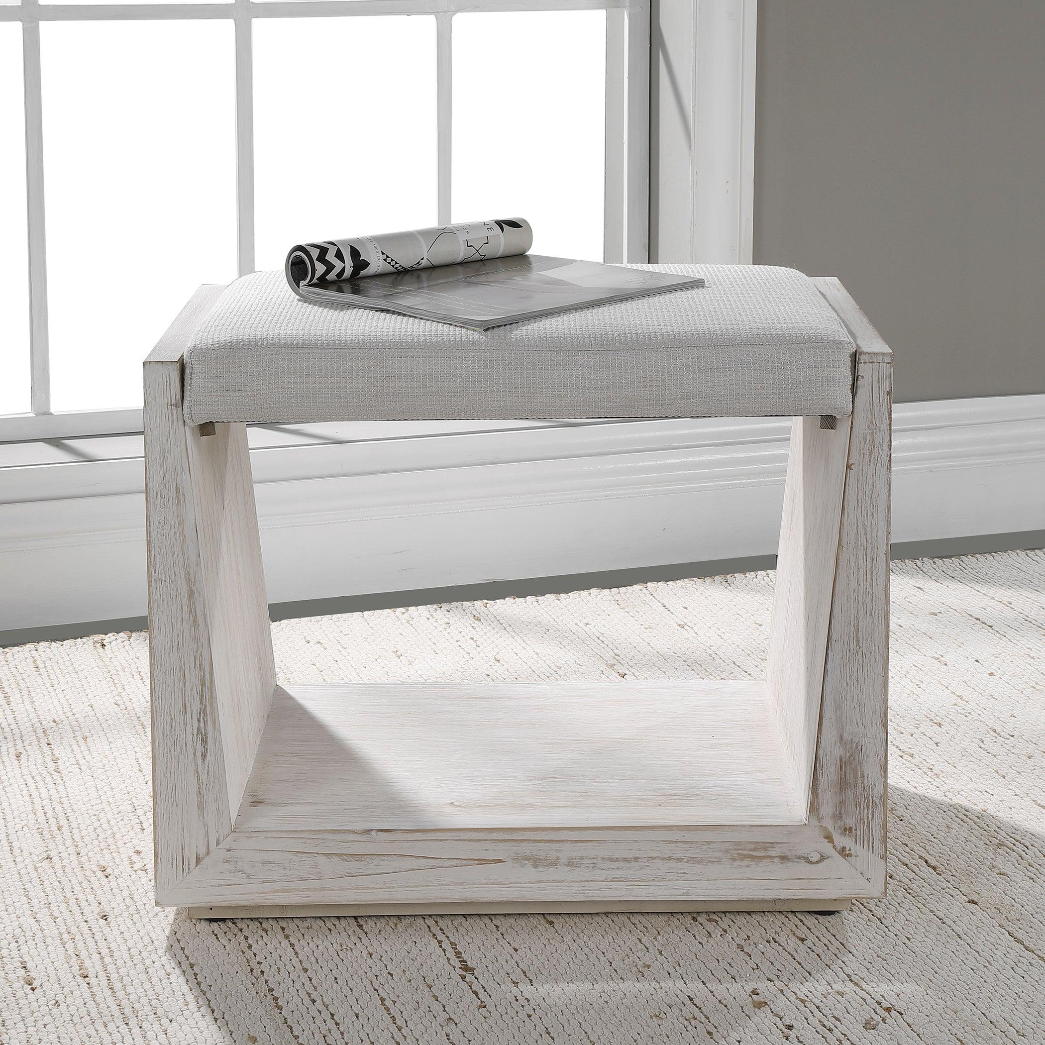 Cabana White Small Bench - Frankwebs