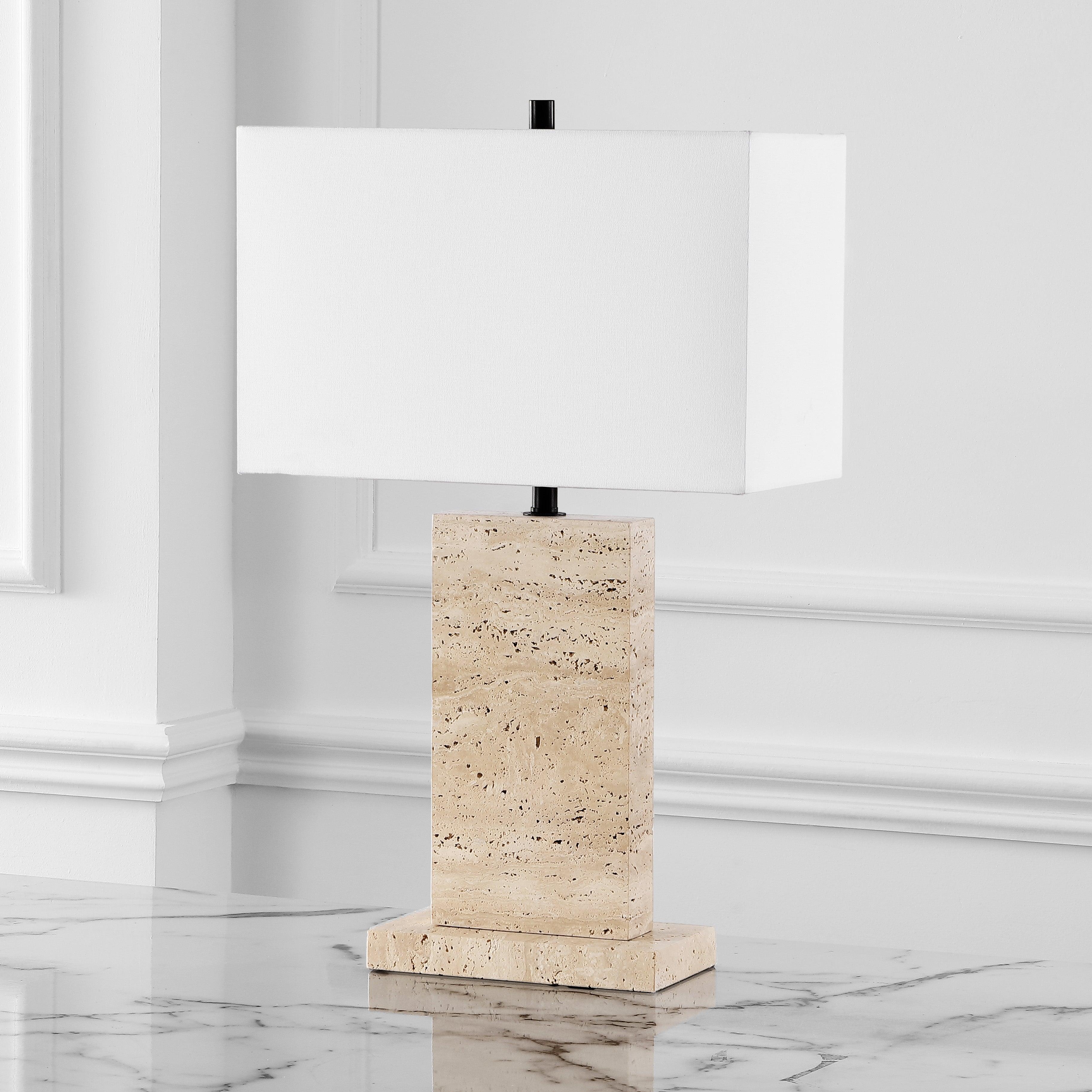 JENNABRIANA TRAVERTINE LAMP - Frankwebs