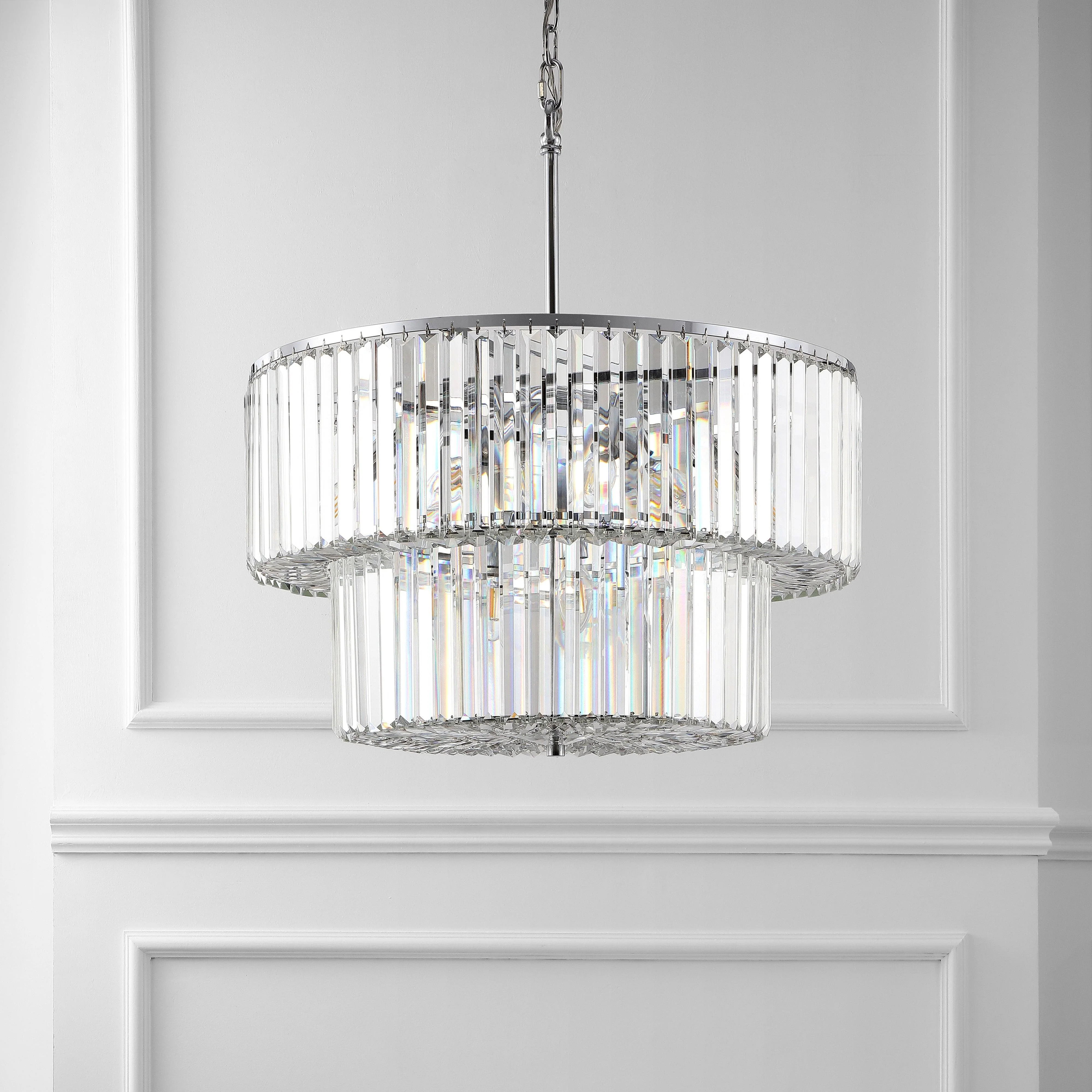 VIVIANN CRYSTAL 2 TIER CHANDELIER - Frankwebs