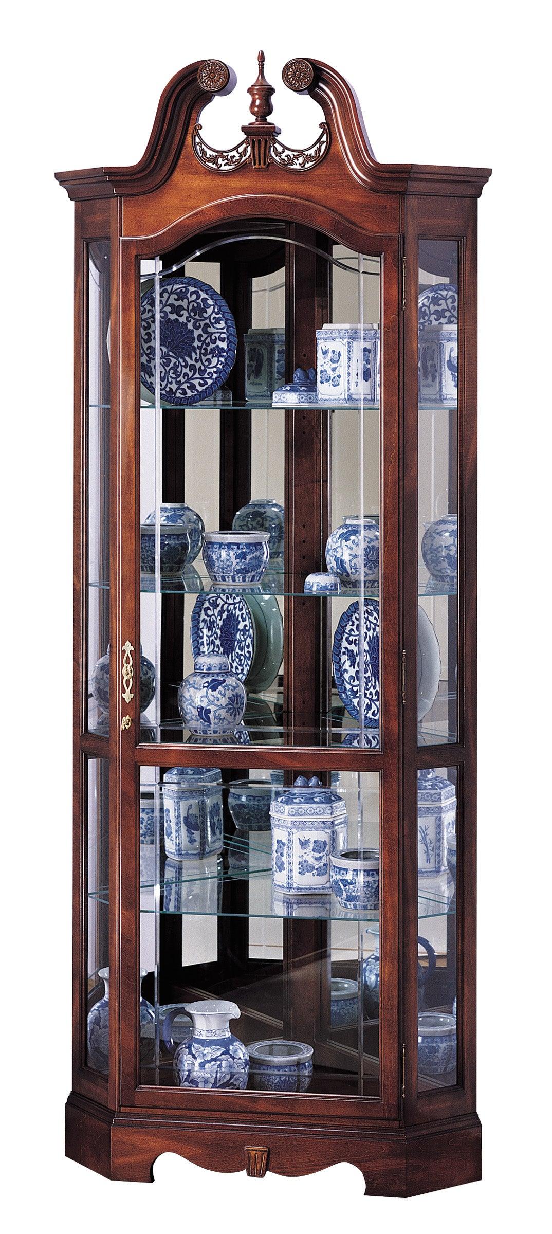 Berkshire Corner Curio Cabinet - Frankwebs