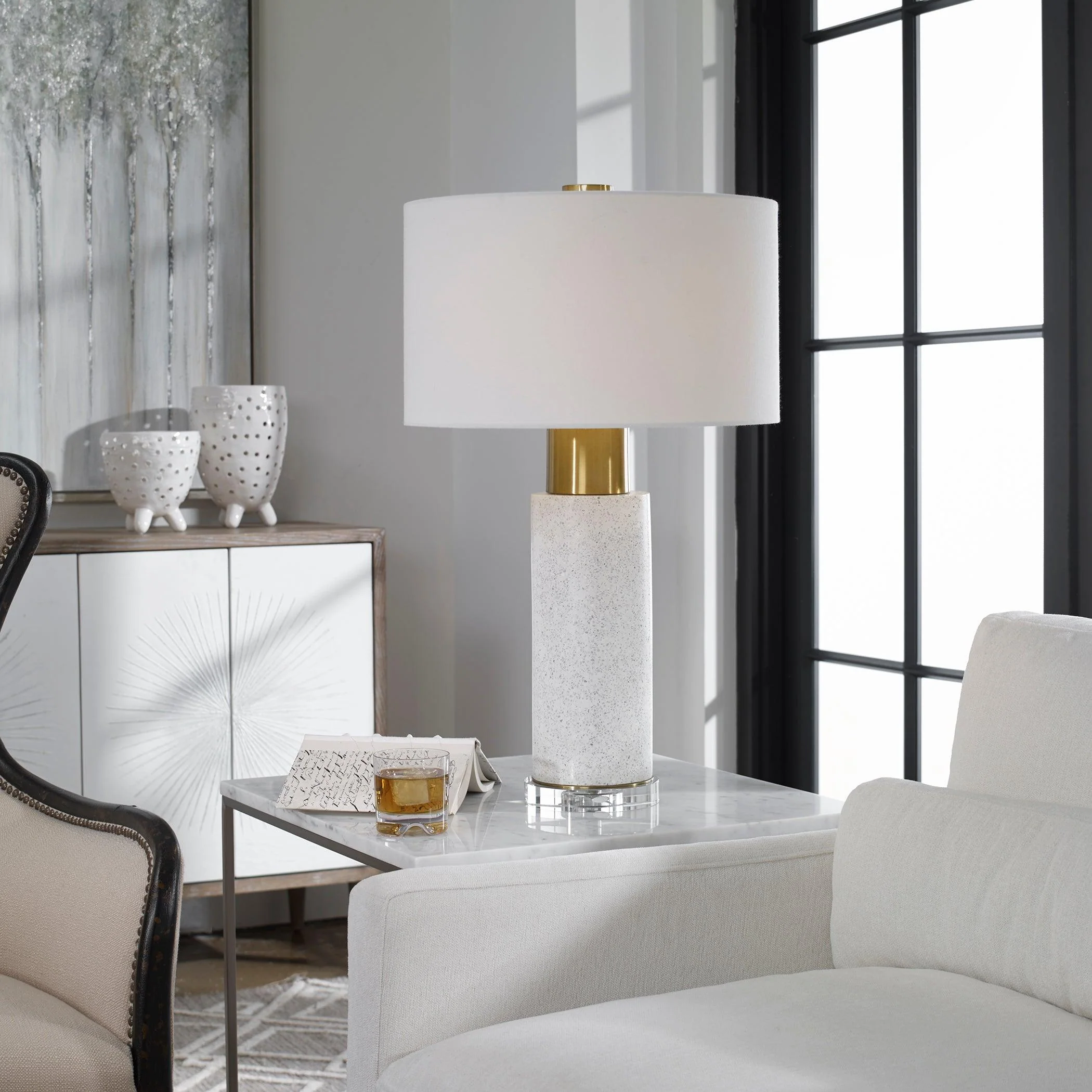 VAESHON CONCRETE TABLE LAMP - Frankwebs