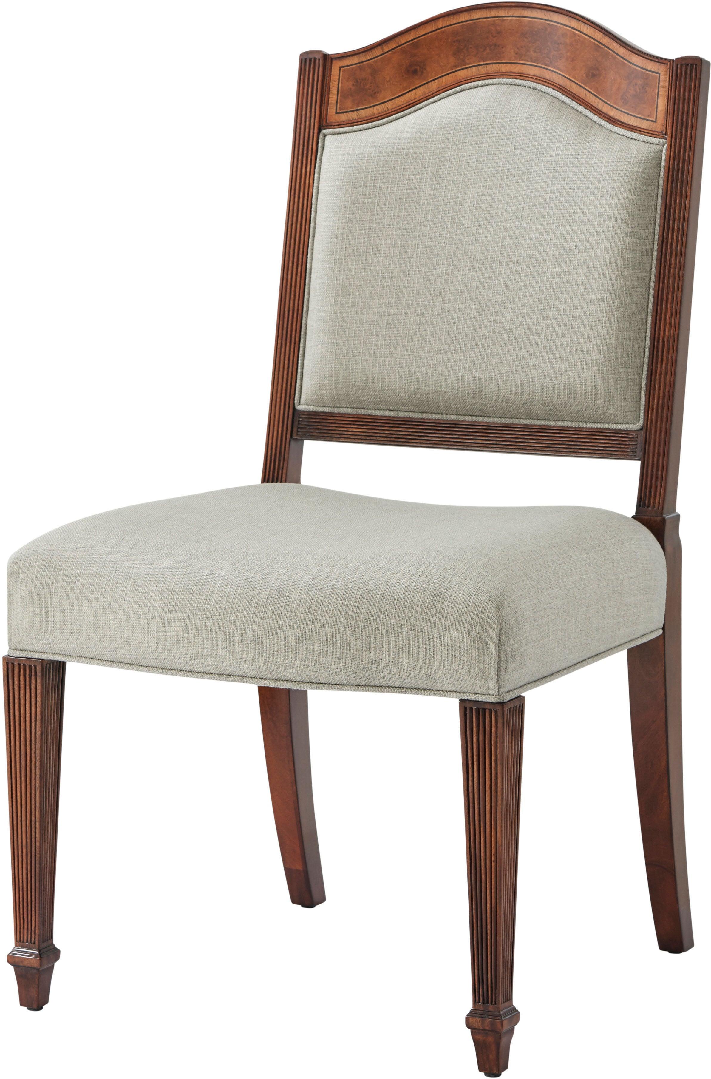 Sheraton's Satinwood Side Chair - Set Of 2 - Frankwebs