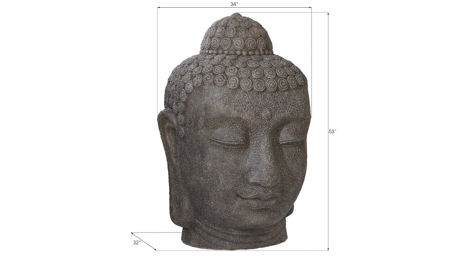 Buddha Head Illuminated Sculpture - Frankwebs