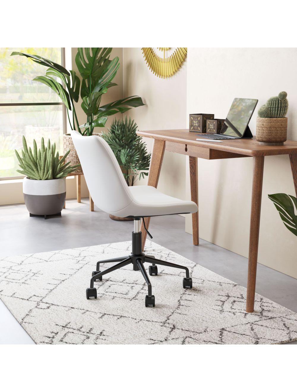 Byron Office Chair White - Frankwebs