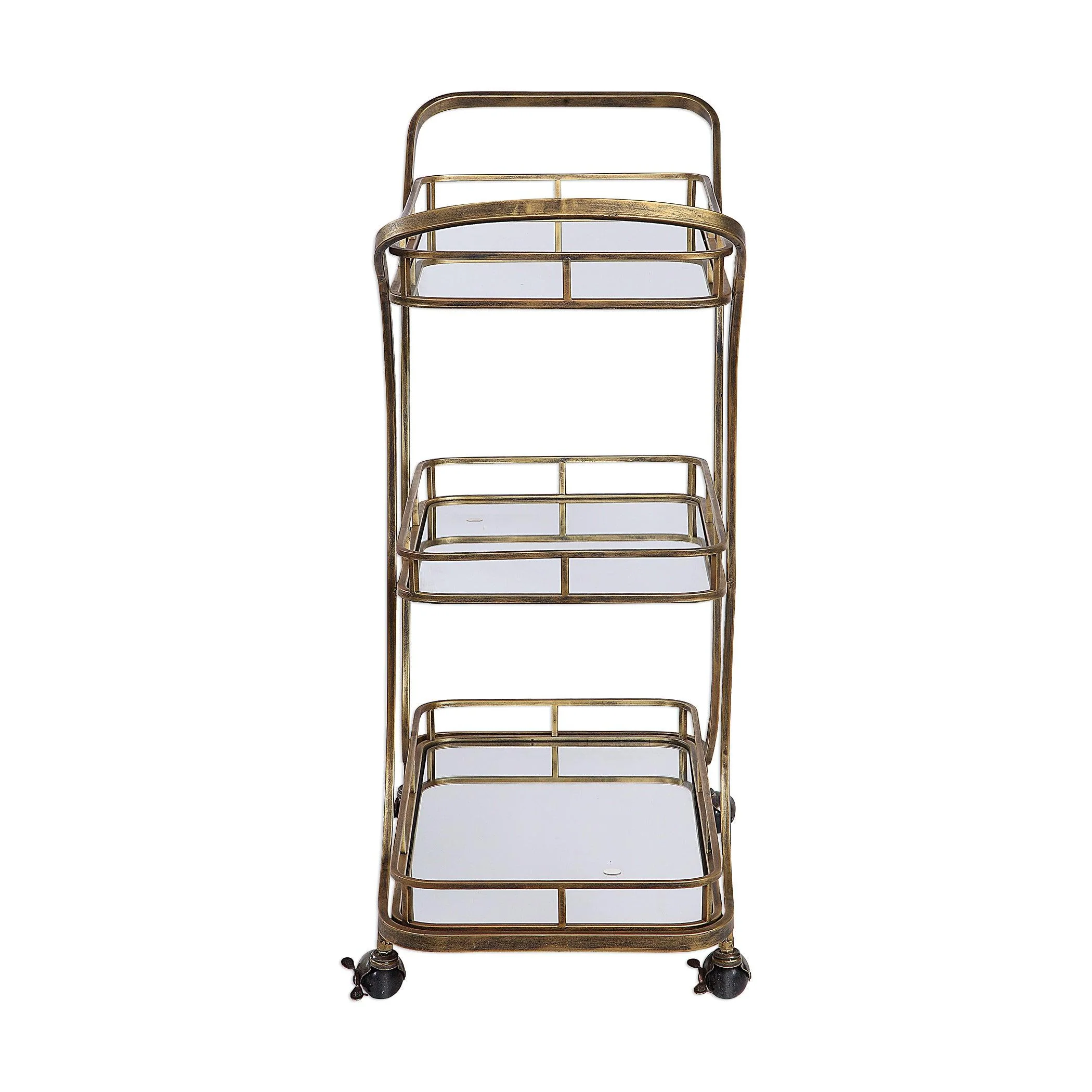 Stassi Gold Serving Cart - Frankwebs