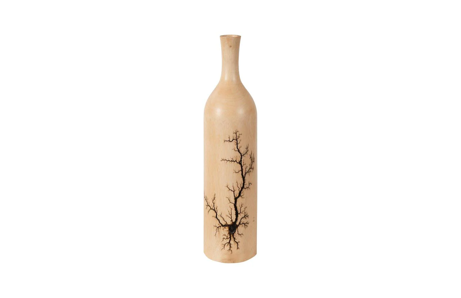 Lightning Bottle, Mango Wood, Long Neck - Frankwebs