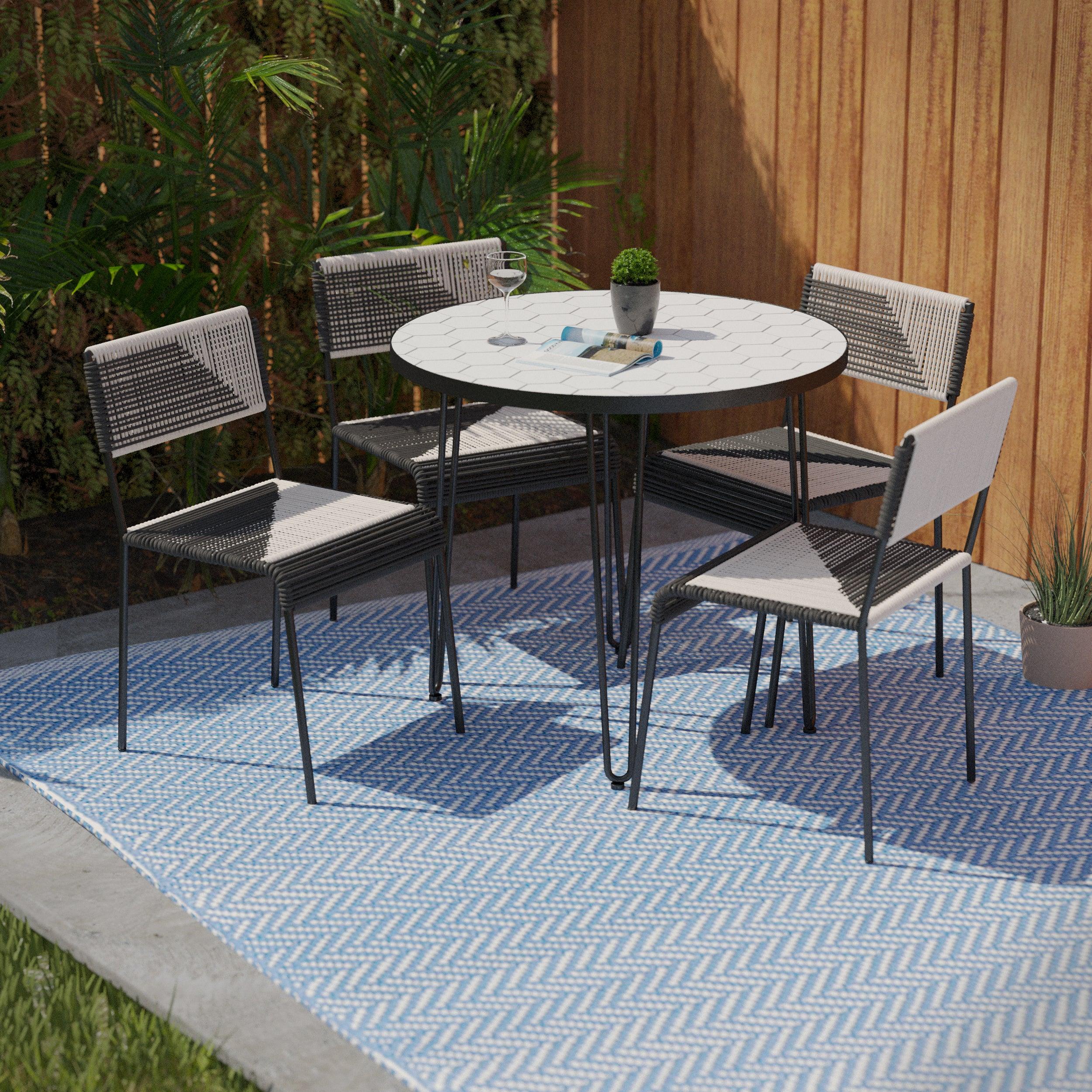 Watkindale Outdoor Dining Set – 5pc - Frankwebs