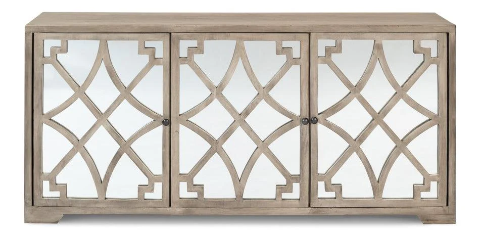 Olivier Three Door Mirrored Sideboard - Frankwebs