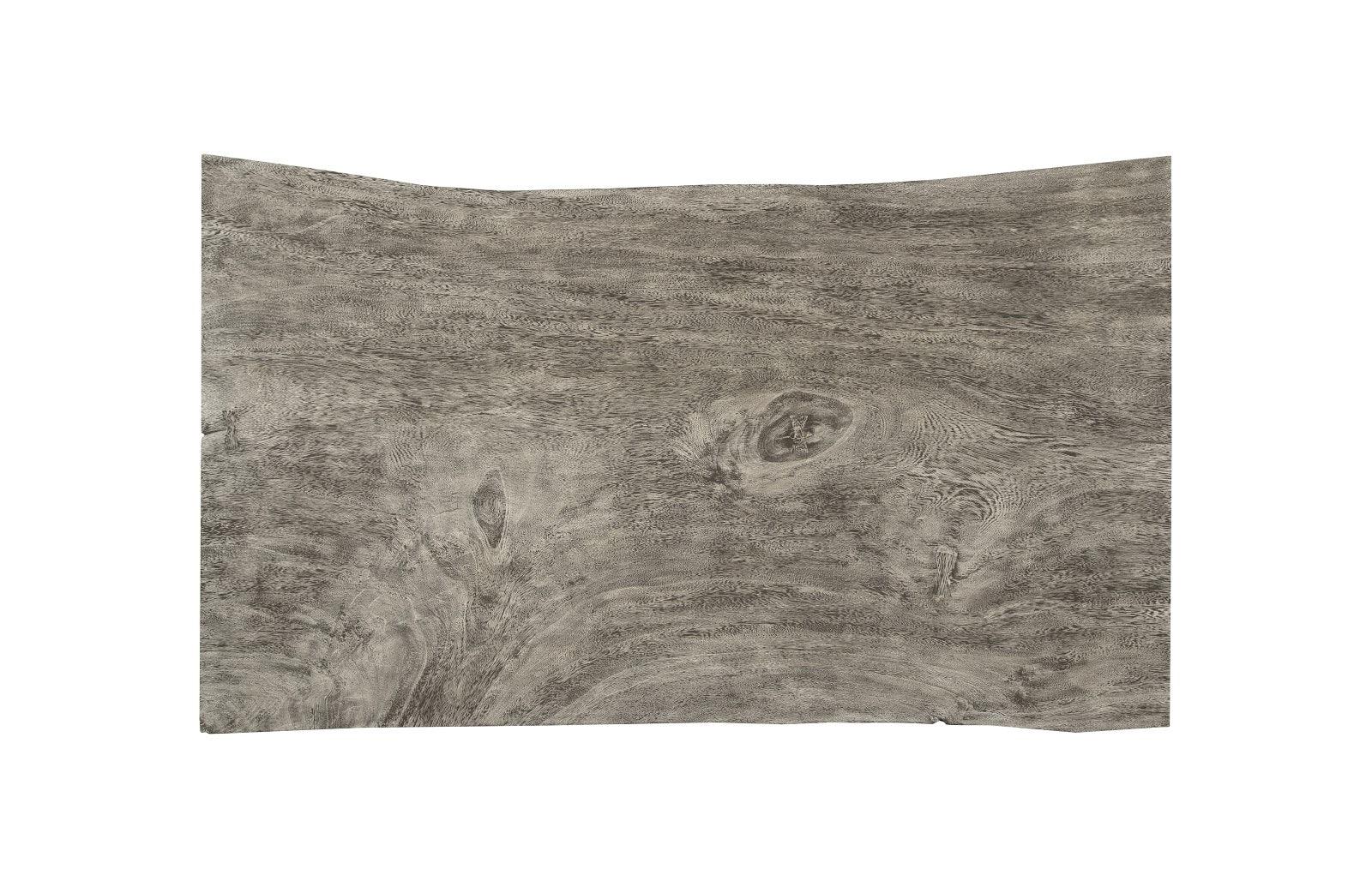 Austin Desk, Gray Stone, Acrylic Leg - Frankwebs