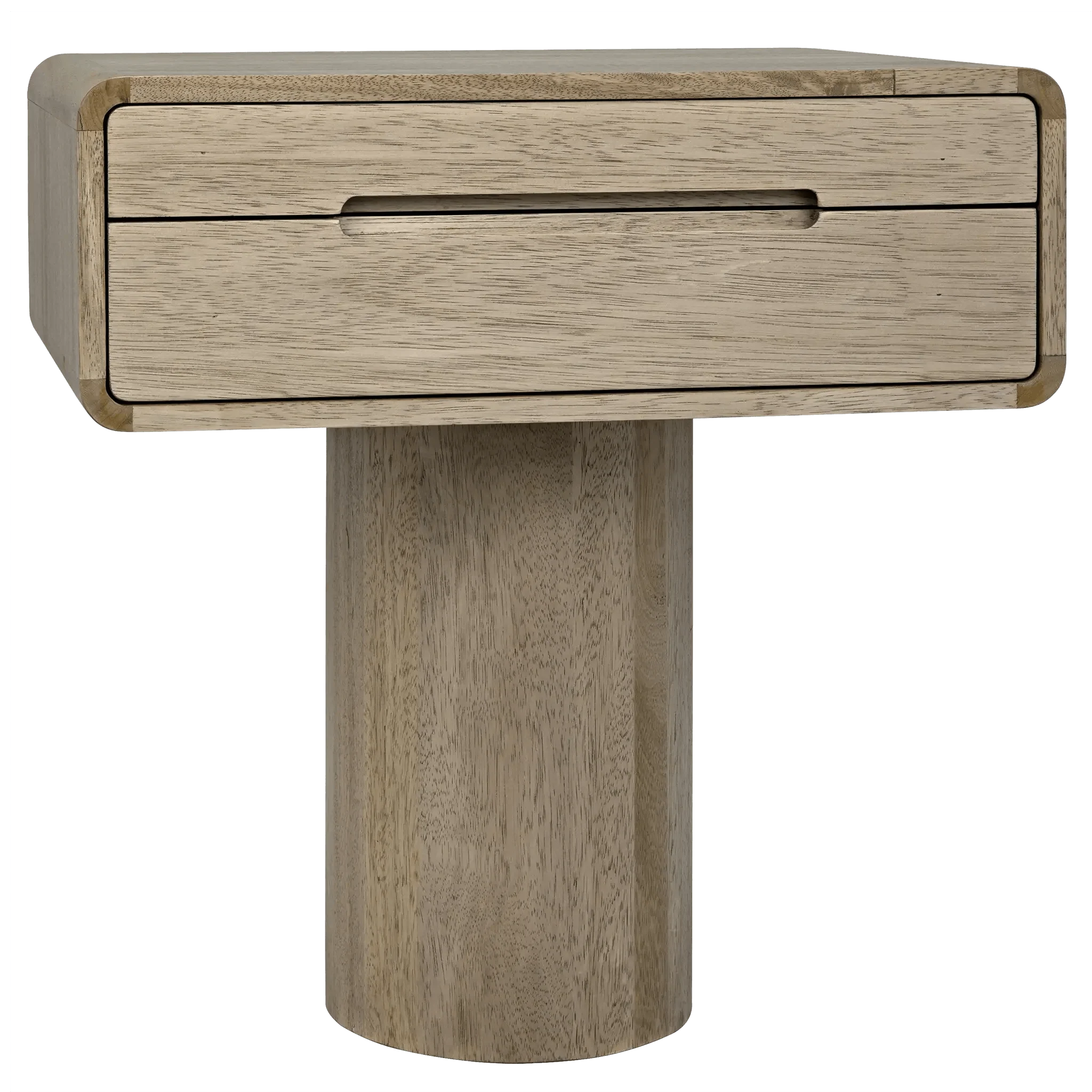 Langford Side Table, Washed Walnut - Frankwebs