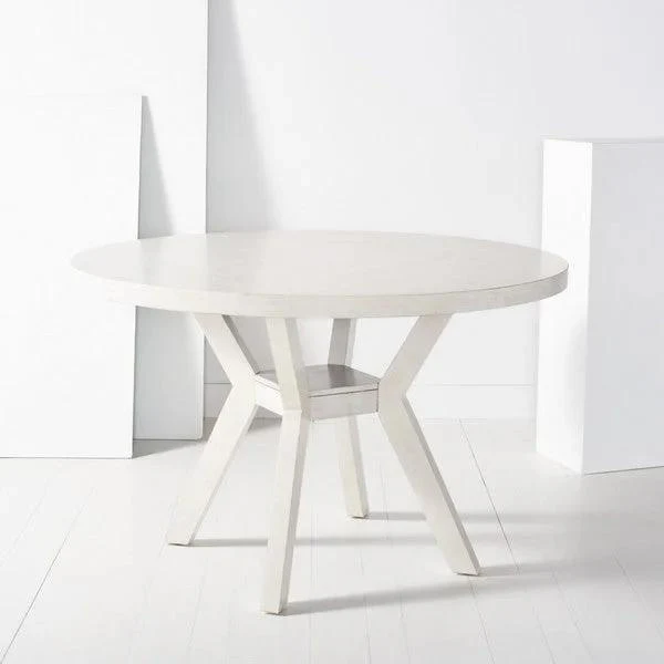 LUIS ROUND WOOD DINING TABLE - Frankwebs