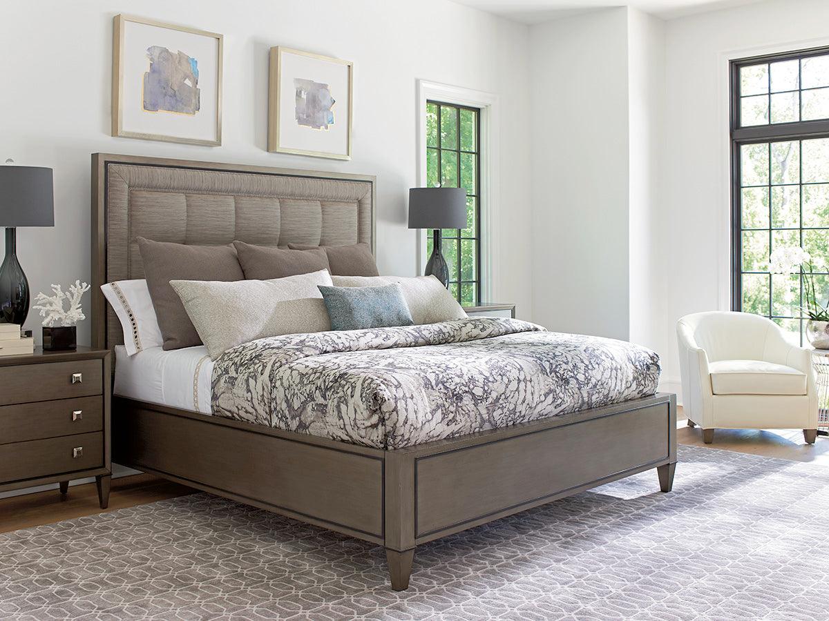 Ariana St. Tropez Upholstered Panel Bed - Frankwebs
