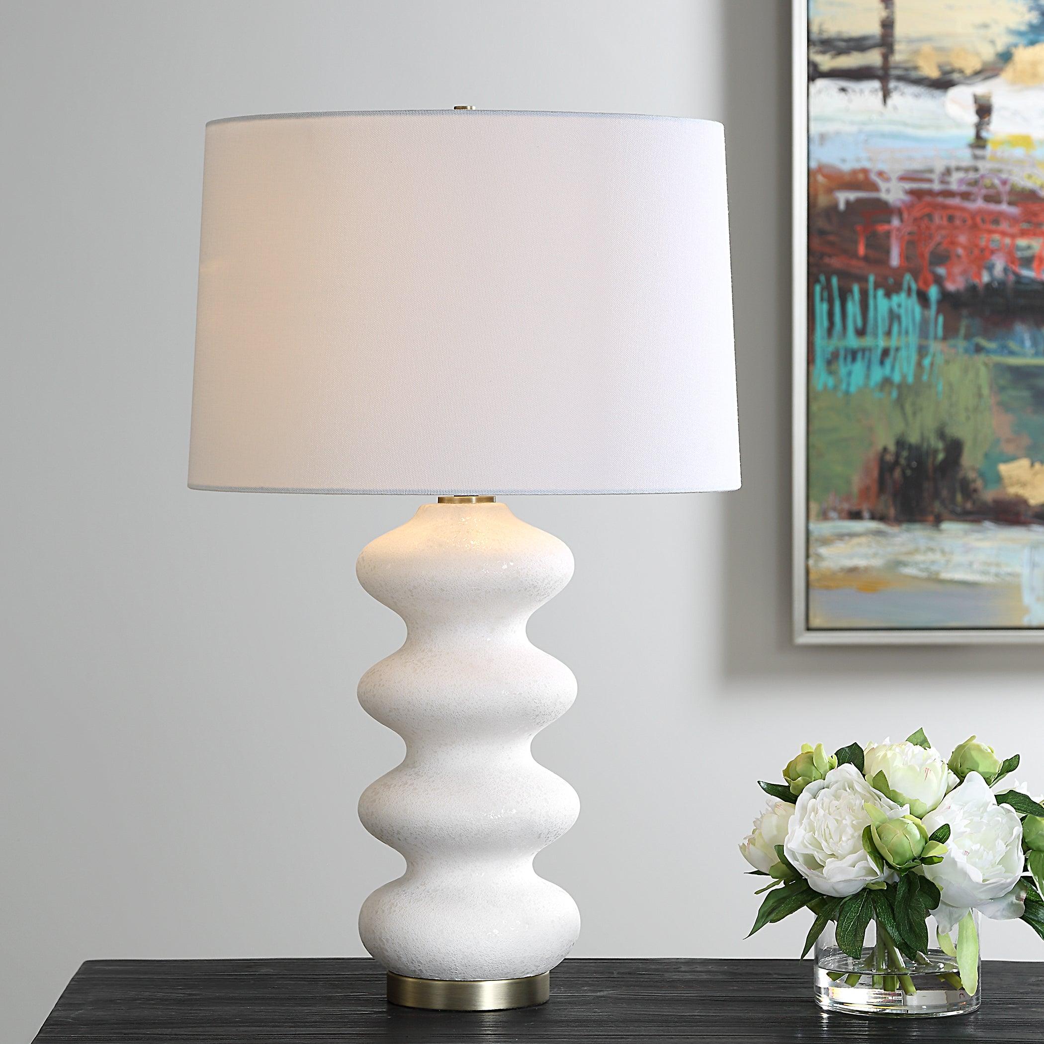 Liora White Table Lamp - Frankwebs