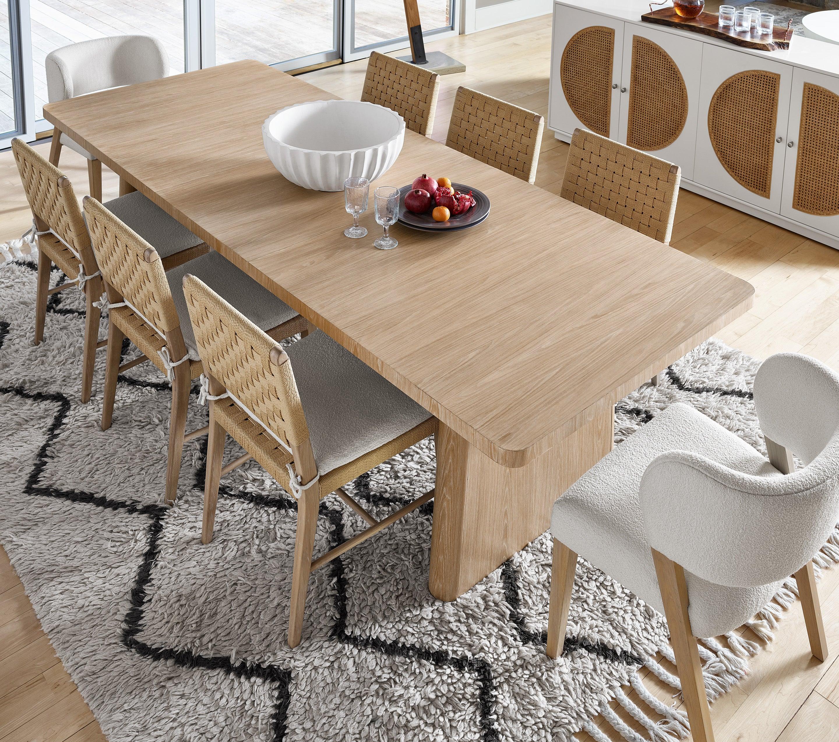 Modern Nomad Rectangular Dining Table - Frankwebs
