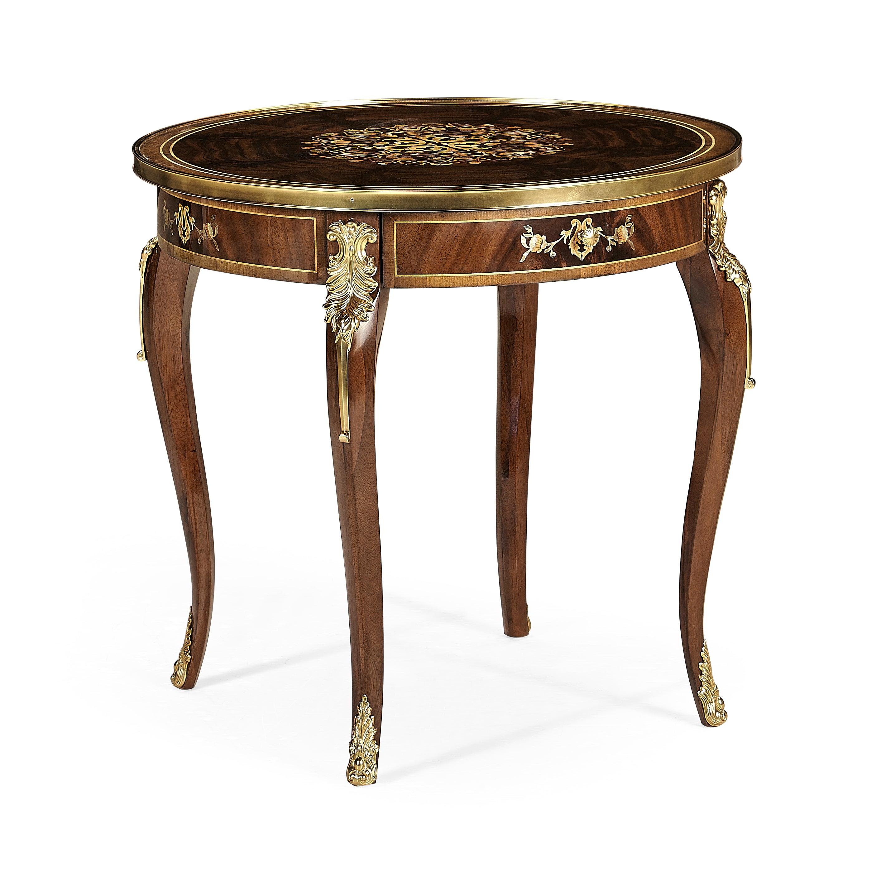 Mahogany & Pearl Accent Table - Frankwebs