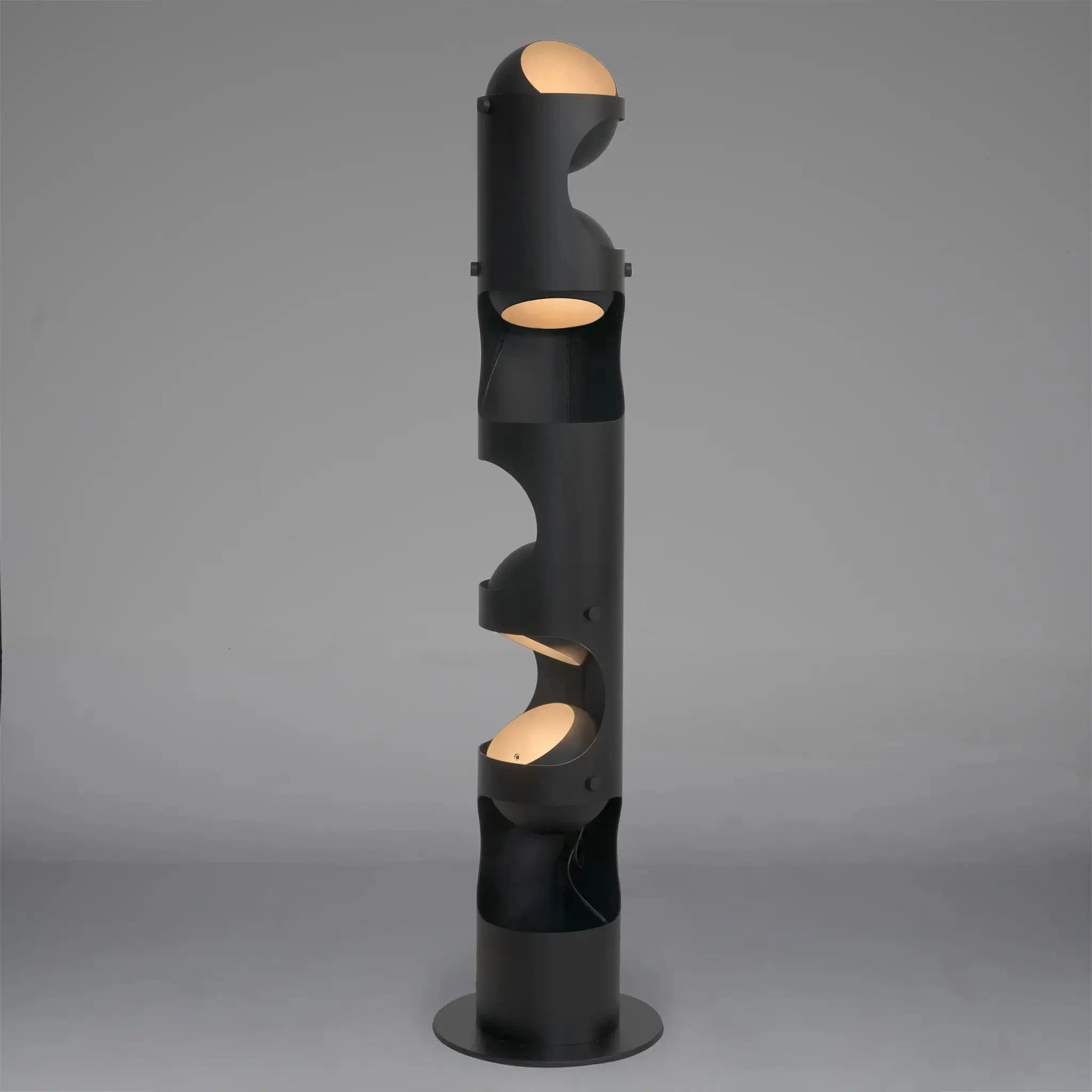 Columna Floor Lamp, Black Steel - Frankwebs