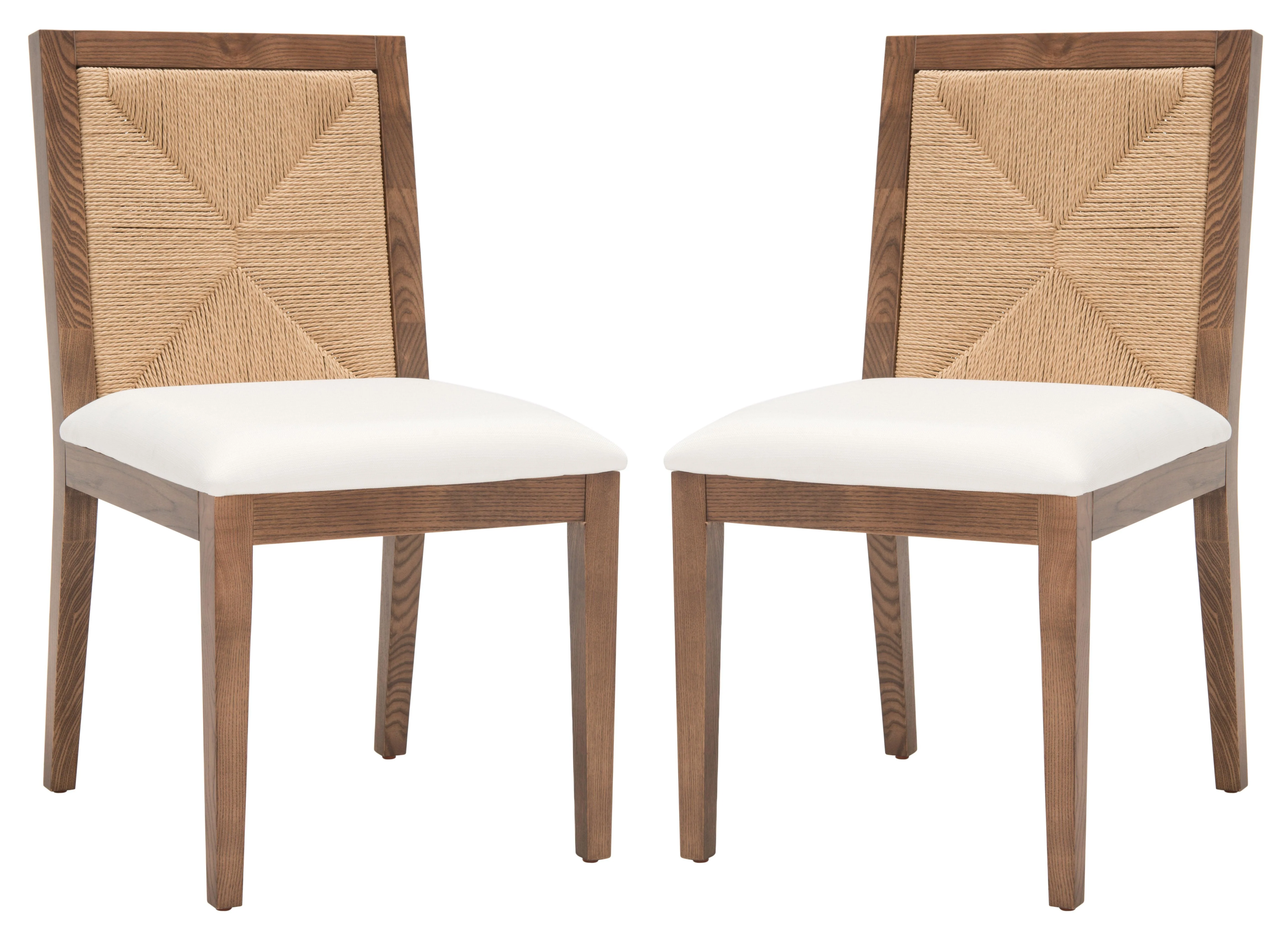 EMILIO WOVEN DINING CHAIR (SET OF 2) - Frankwebs