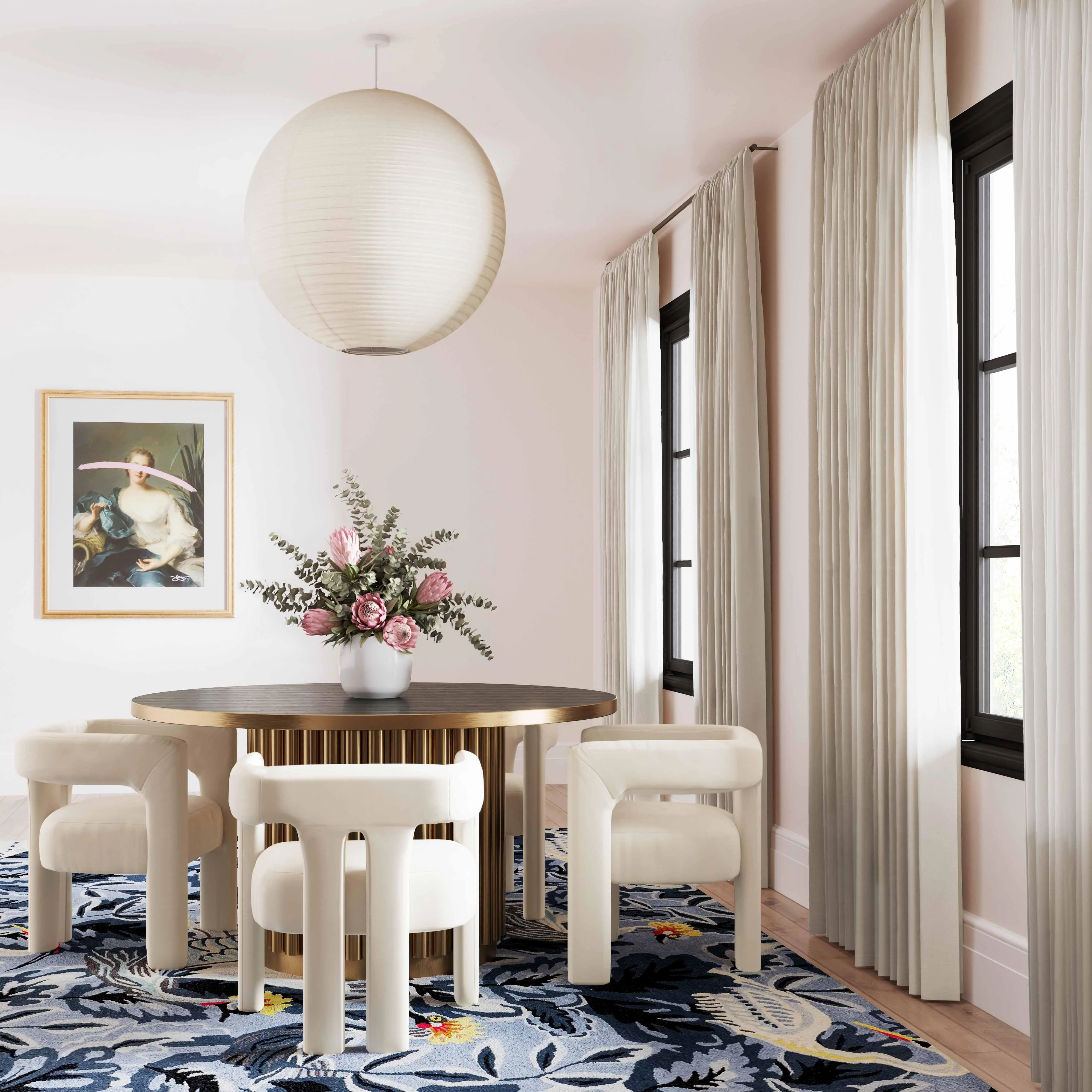 Sloane Cream Velvet Chair - Frankwebs