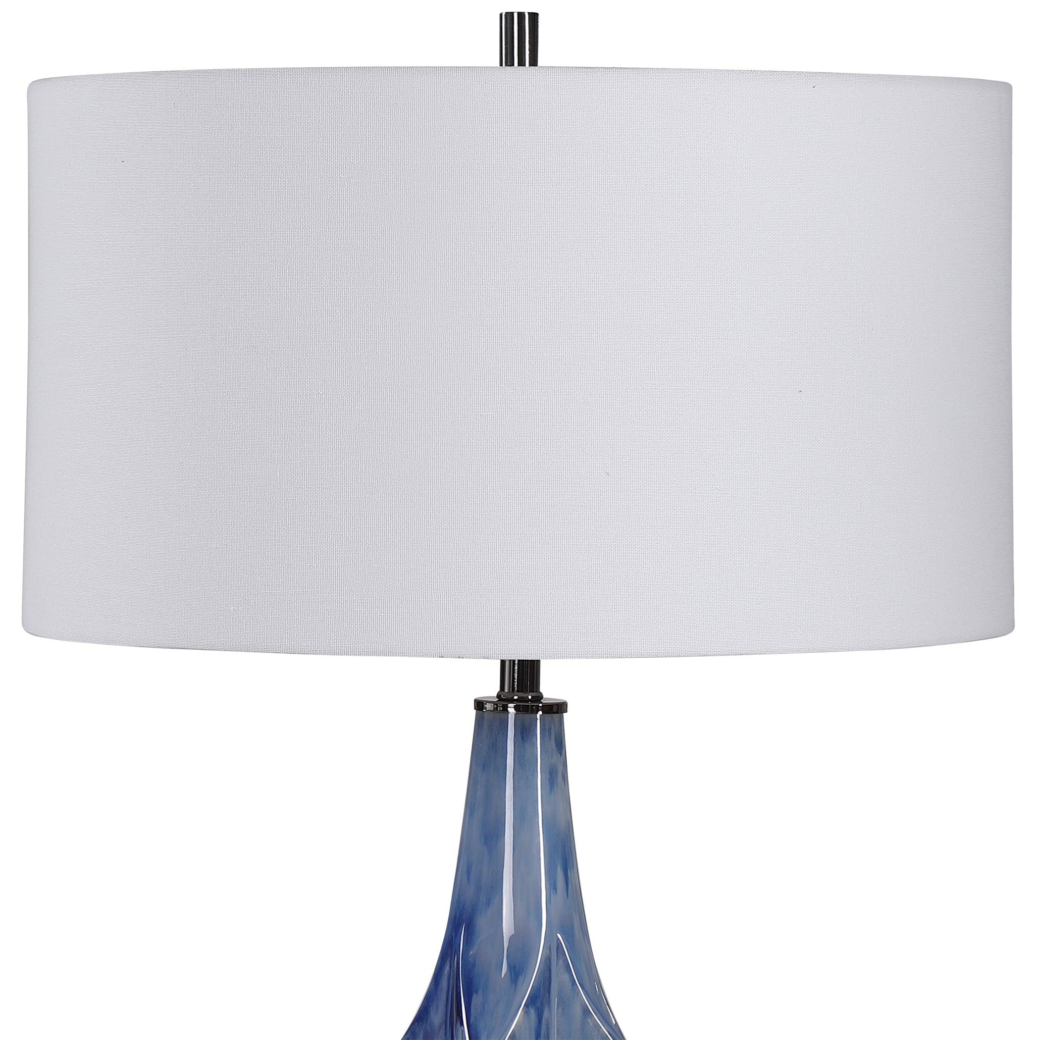 EVERARD BLUE TABLE LAMP - Frankwebs