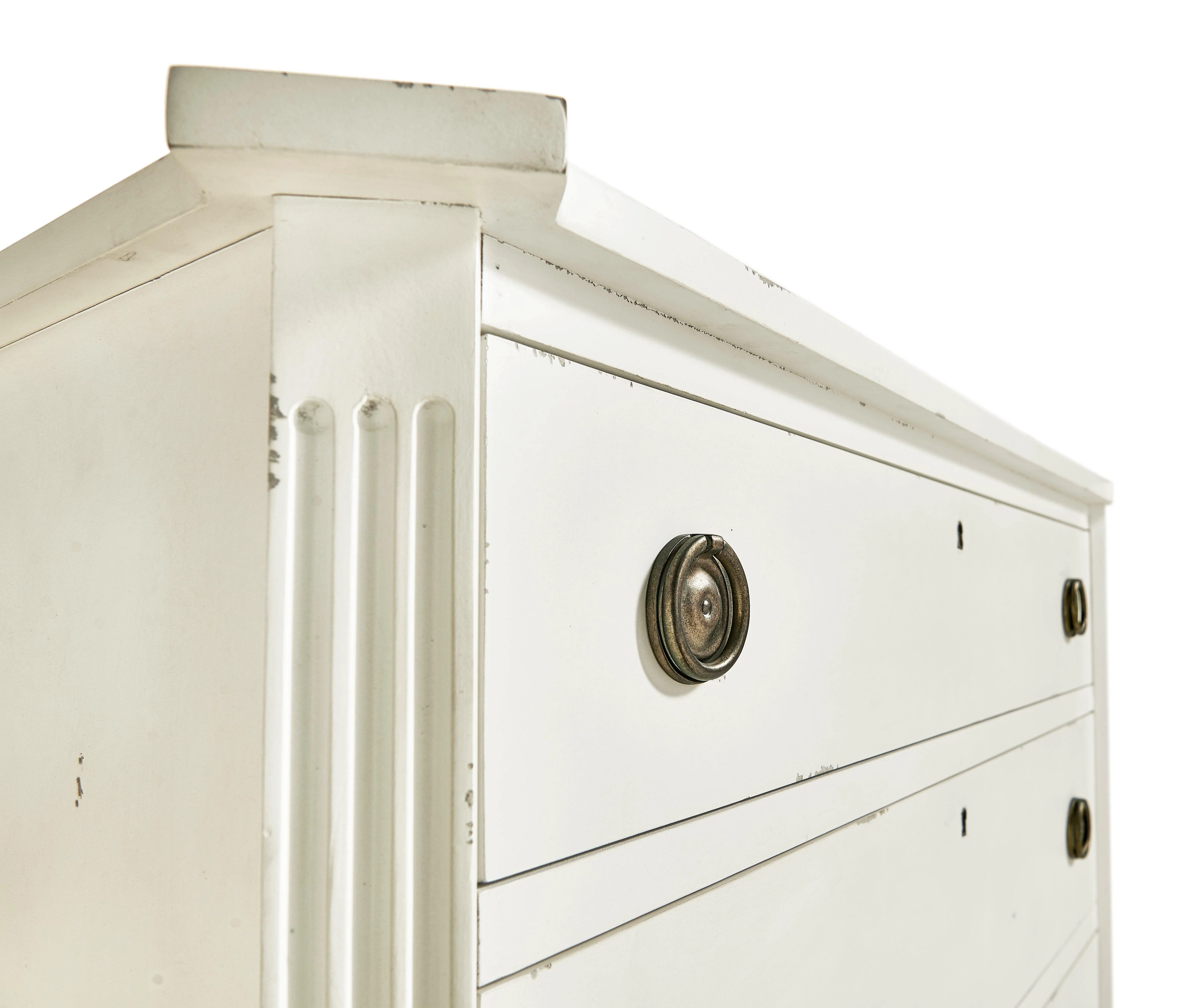 Timeless Aeon Swedish Drawer Chest in Antique White 38
