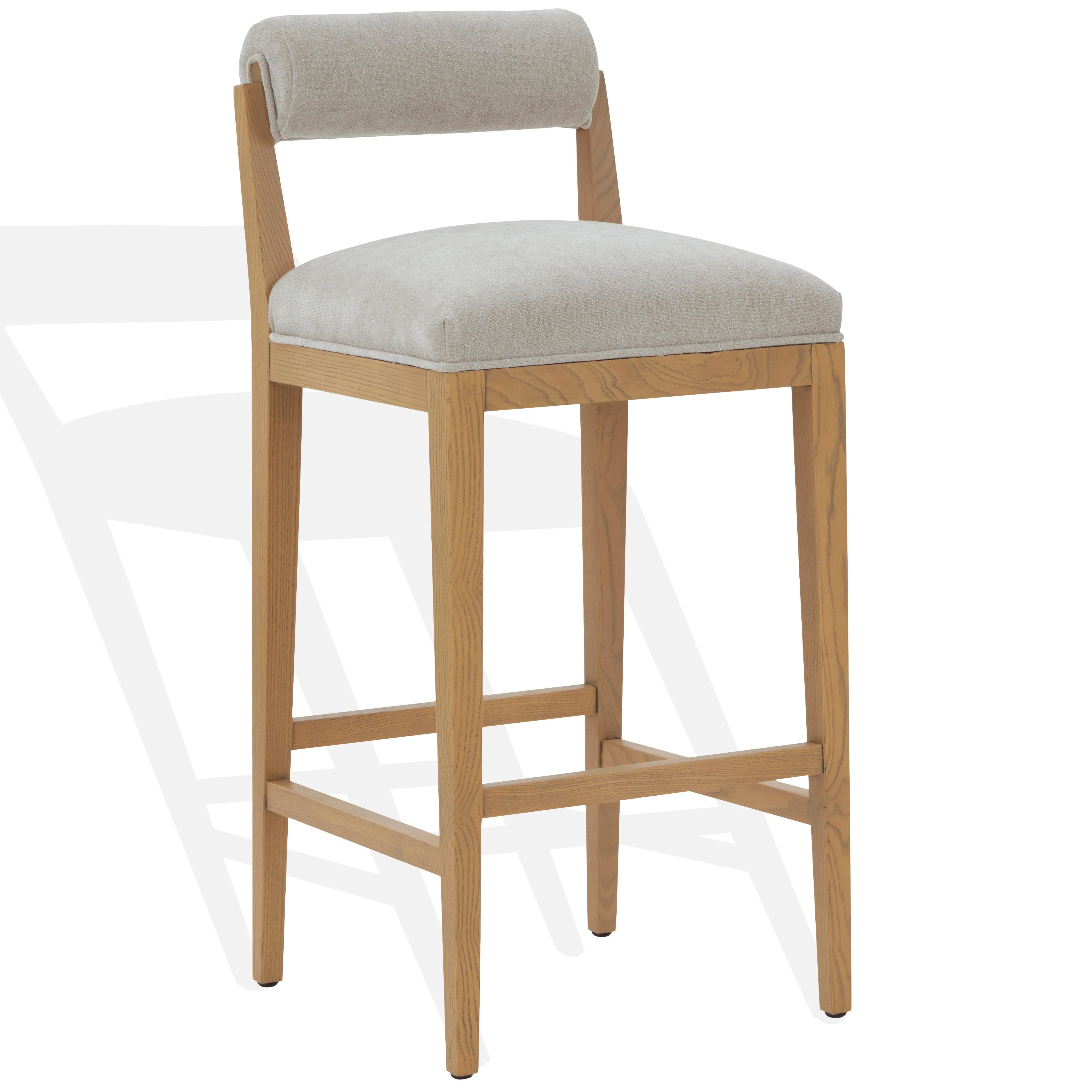 Oaklie Rolled Back Barstool - Frankwebs