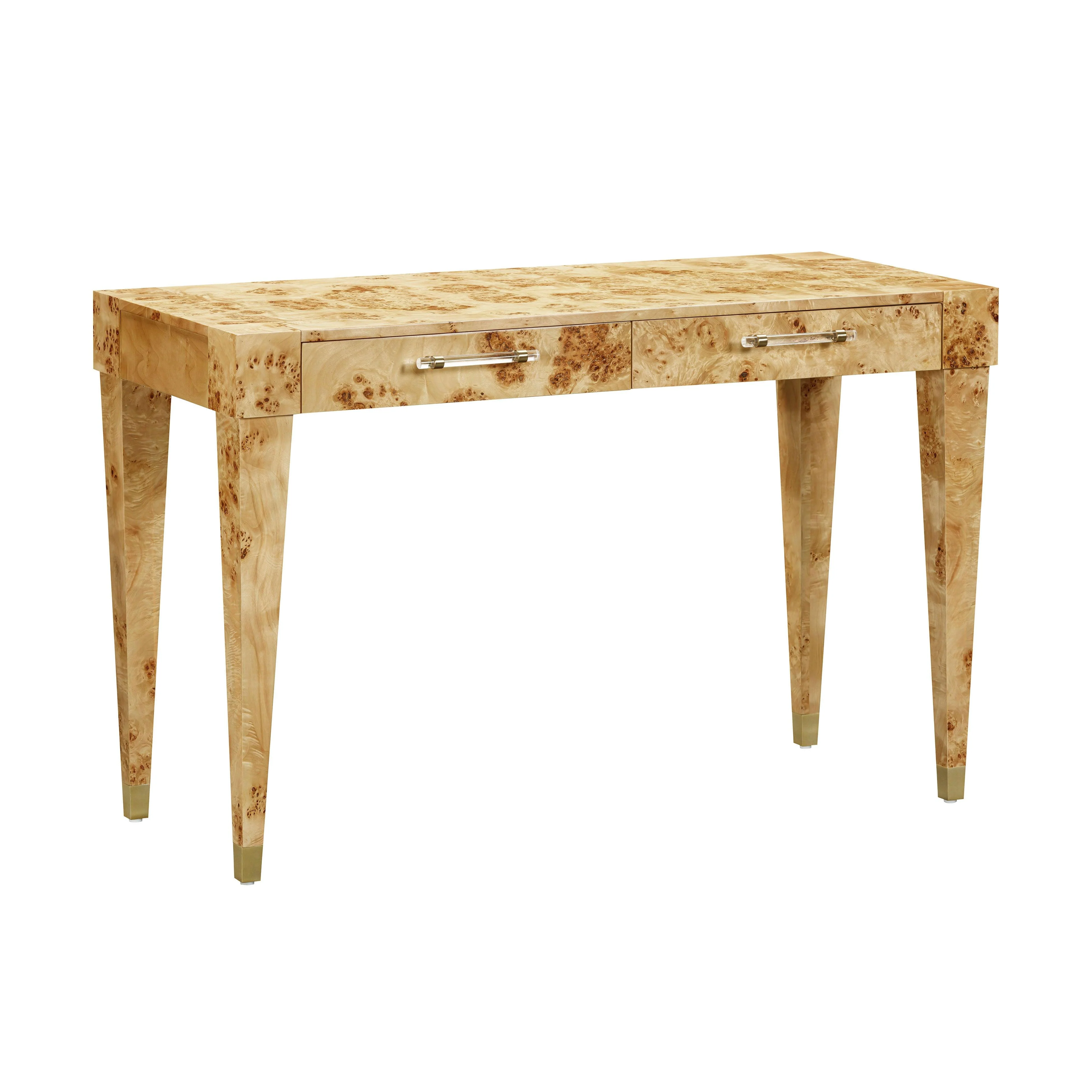 Brandyss Natural Burl Work Desk - Frankwebs
