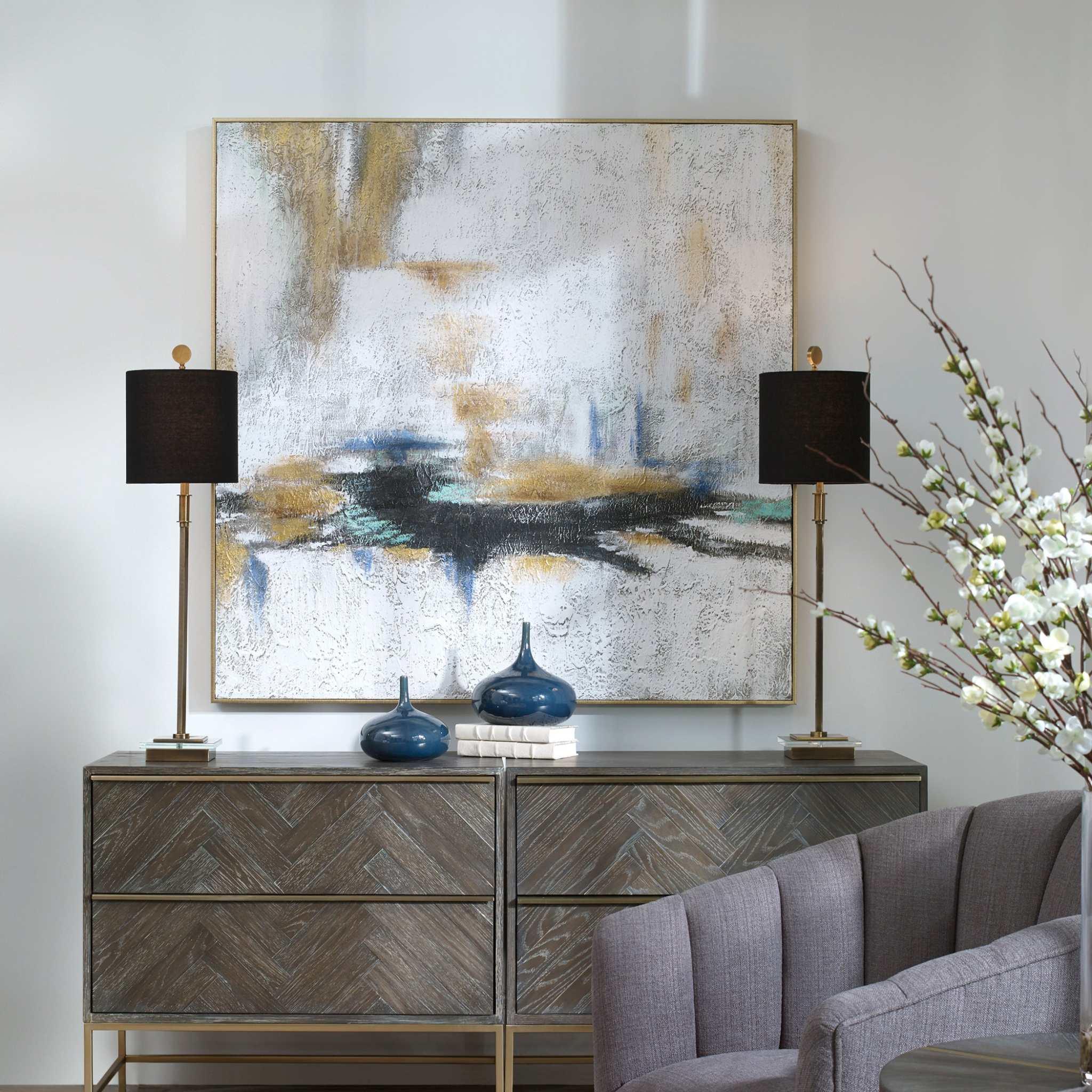 Eclipse Abstract Hand Painted Art - Frankwebs