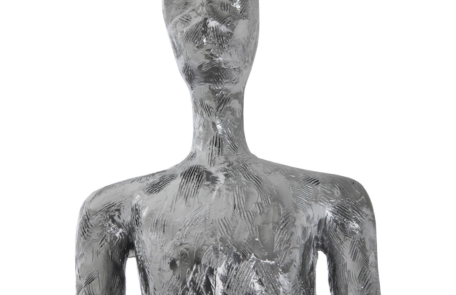 Lloyd Sculpture, Resin, Liquid Silver - Frankwebs