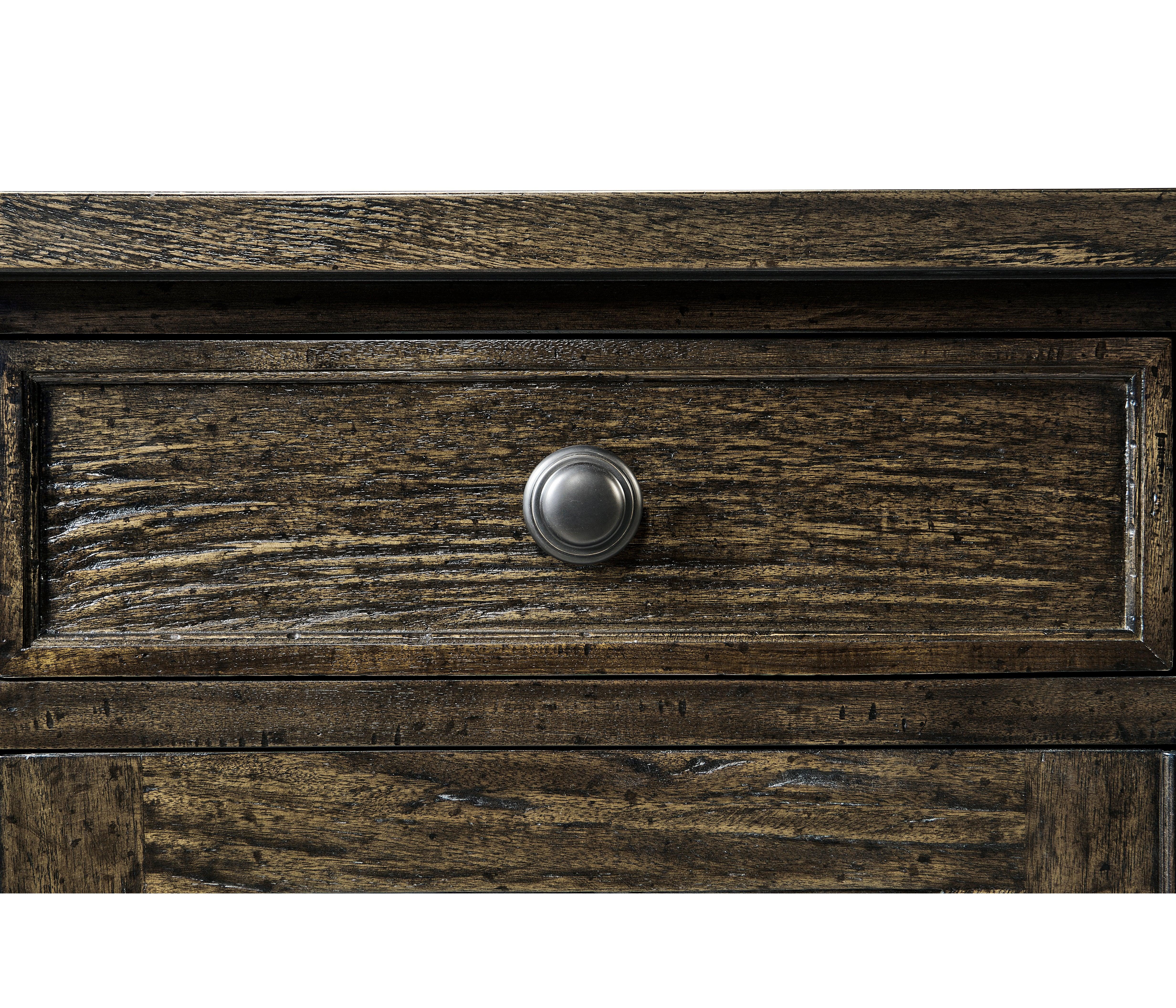 Casual Accents Dark Driftwood Narrow Credenza - Frankwebs