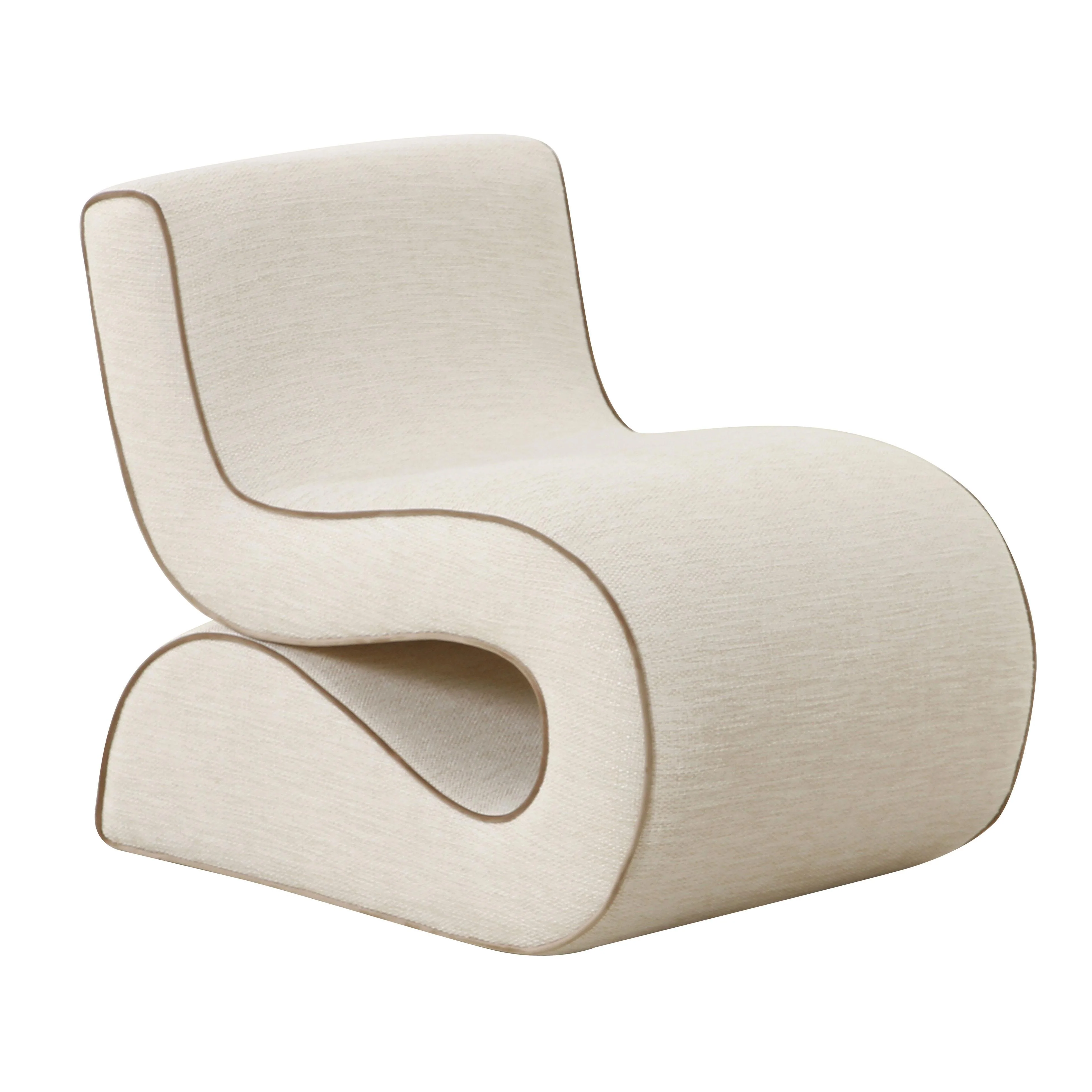 Senna Cream Basketweave Accent Chair - Frankwebs