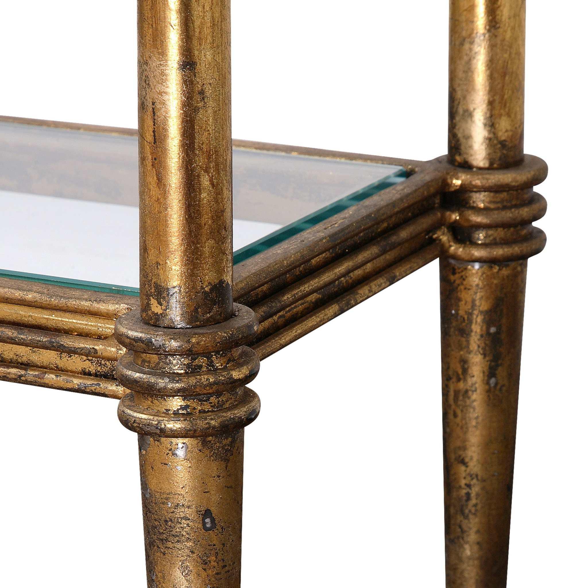 ELENIO GLASS CONSOLE TABLE - Frankwebs