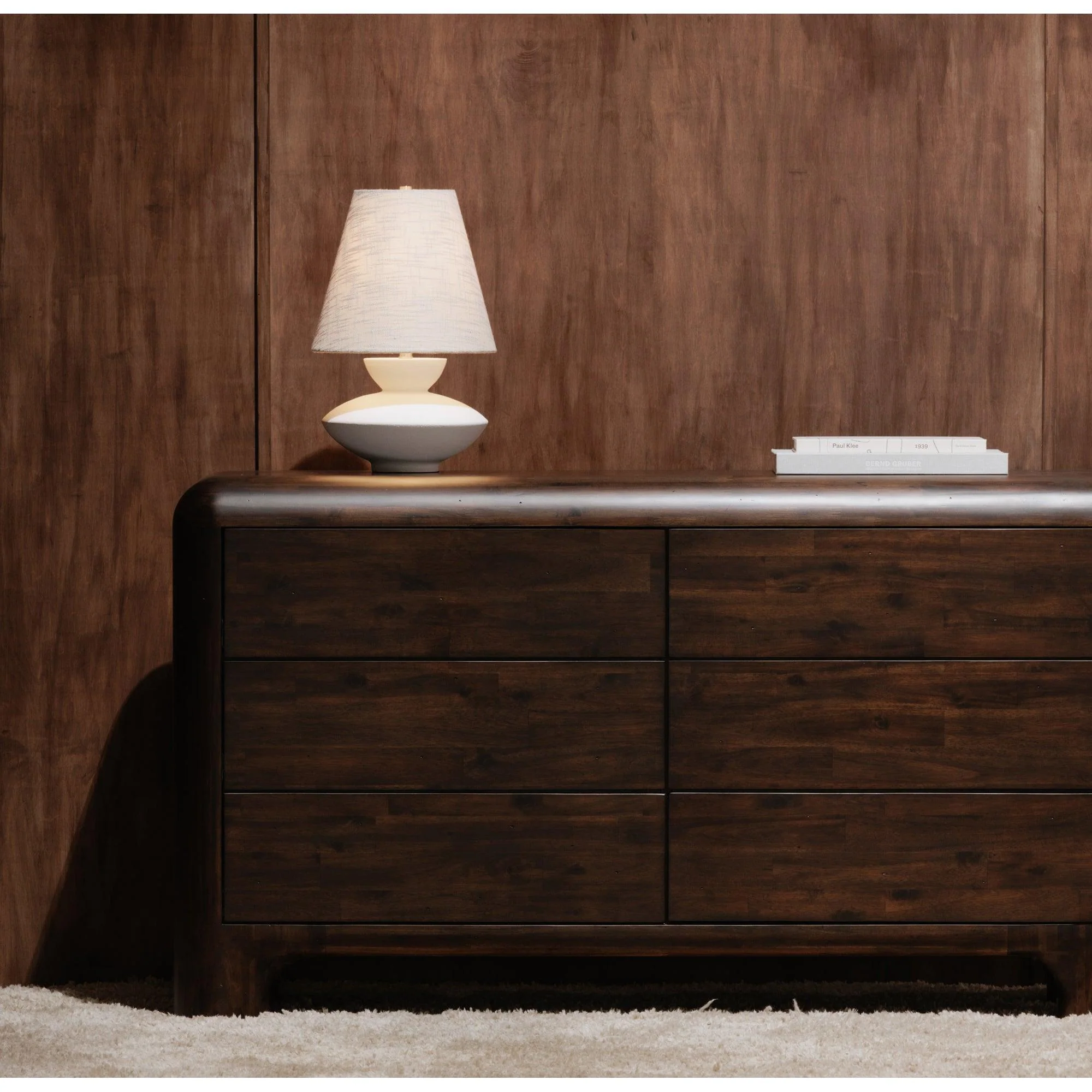 Dell Table Lamp Pearled White - Frankwebs