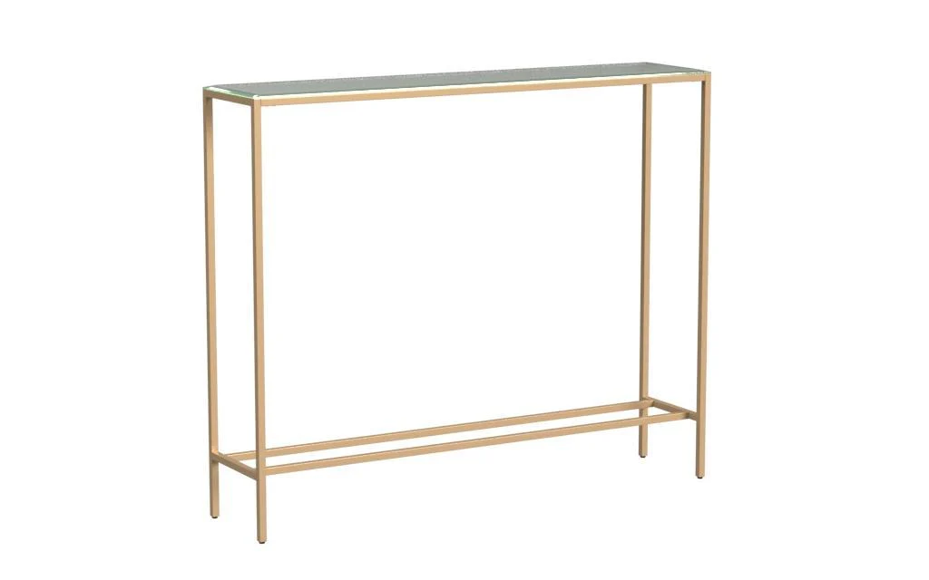 Darrin Mini Console Table - Gold - Frankwebs