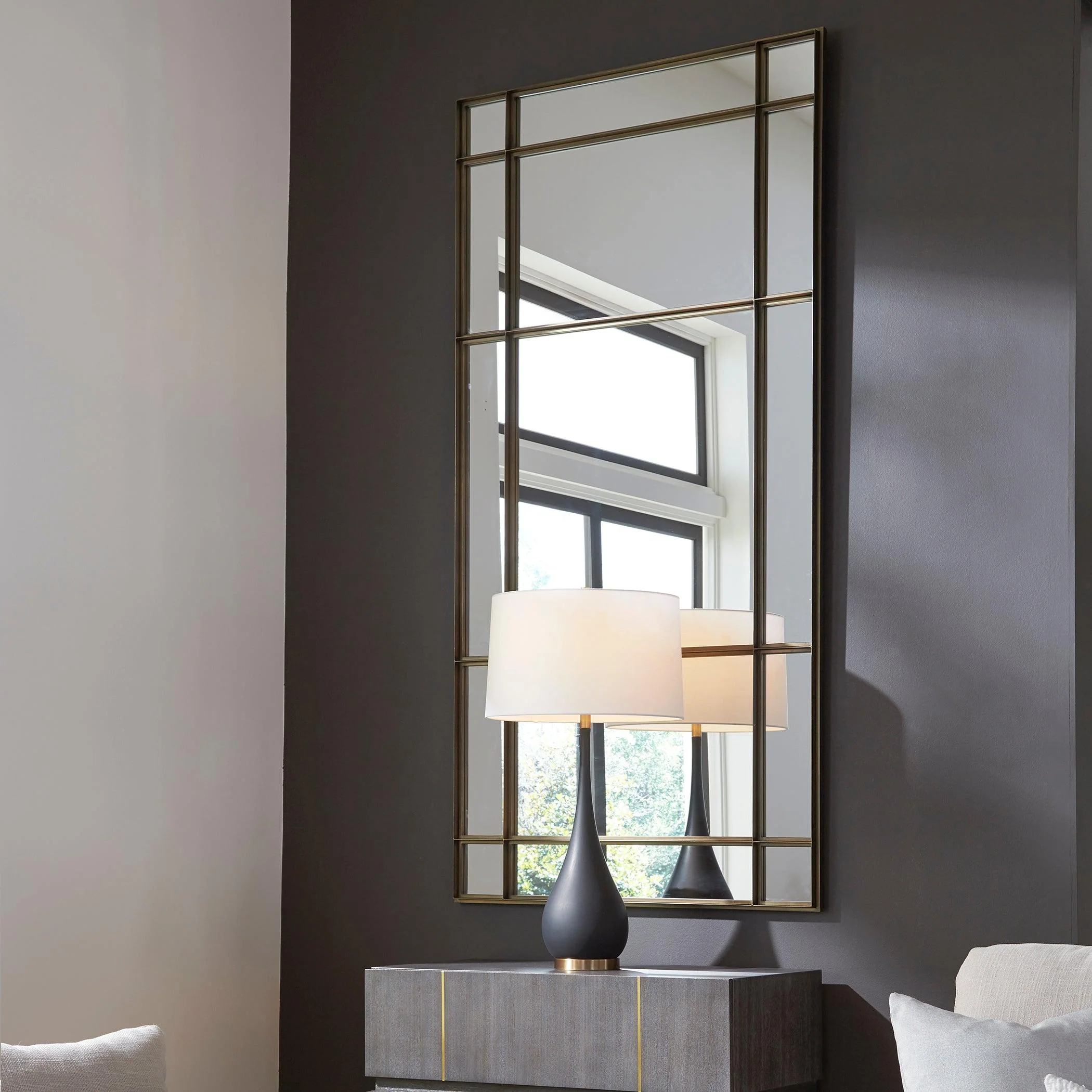 Spurgeon Gold Window Mirror - Frankwebs