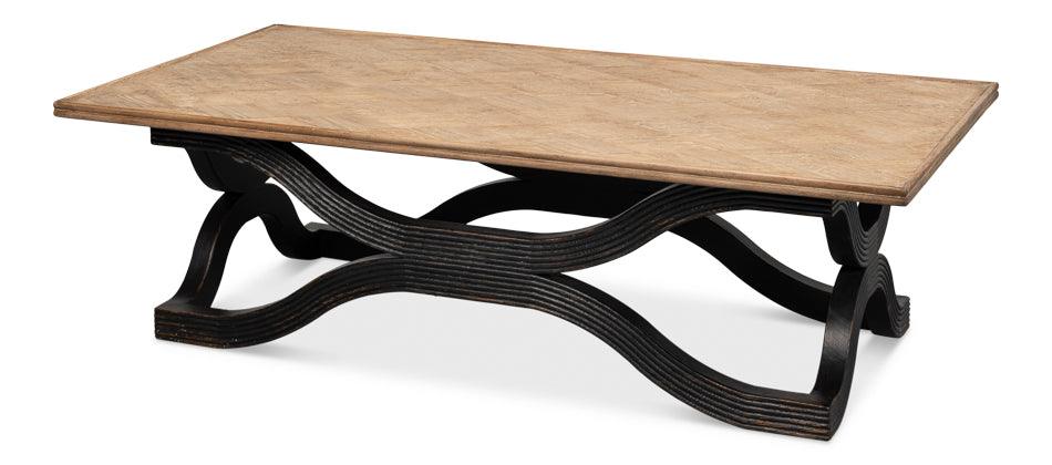 Wavy Coffee Table - Antique Black - Frankwebs
