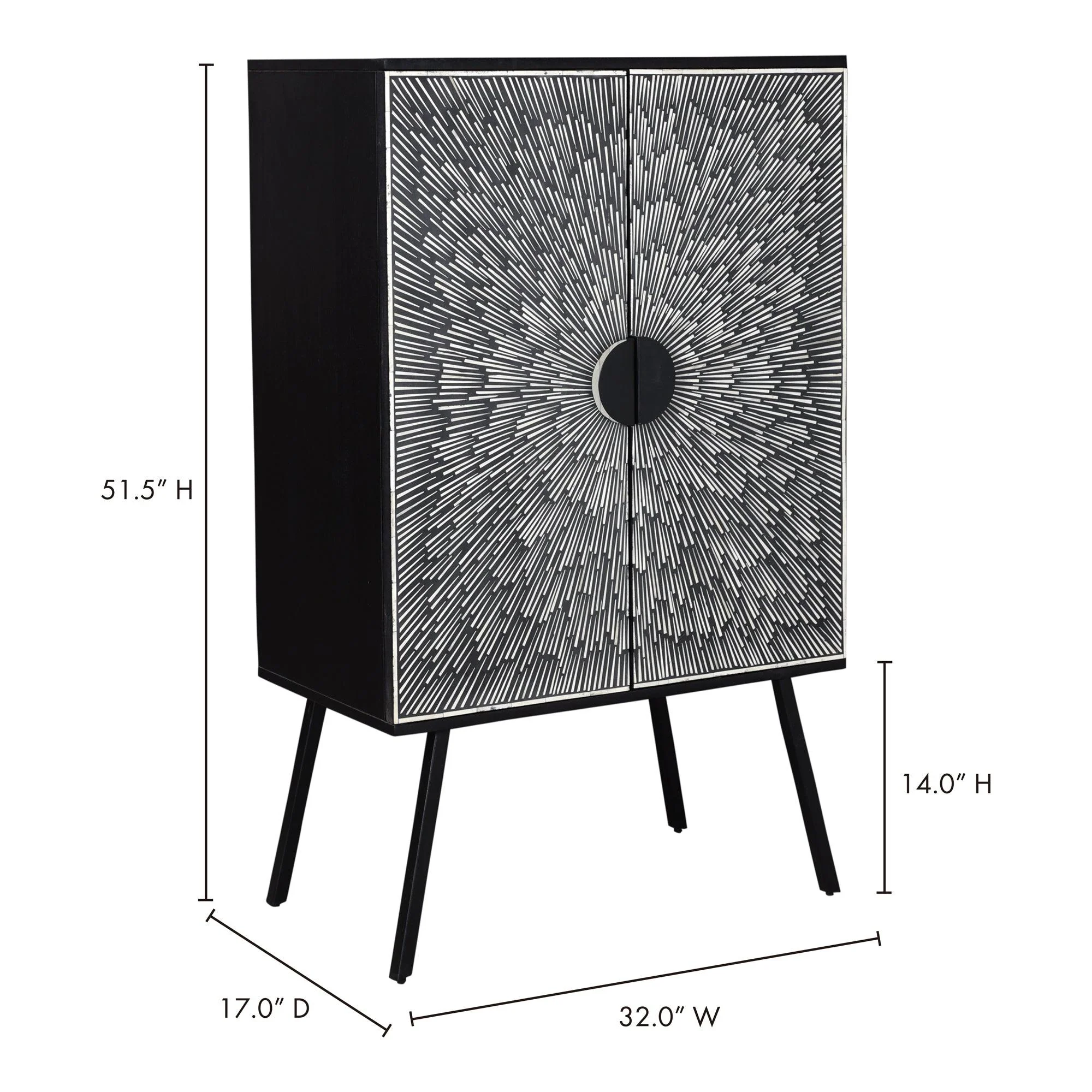 Sunburst Wine Cabinet - Frankwebs
